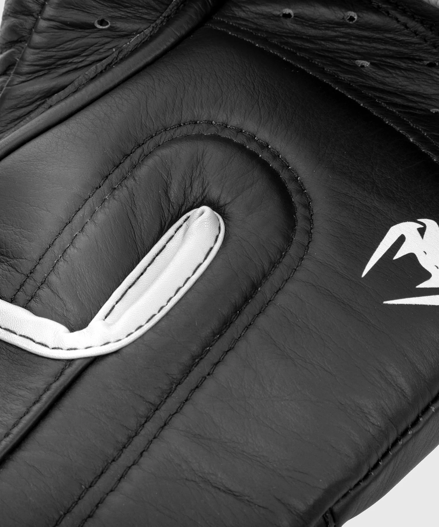 Venum Hammer Pro Boxing Gloves Velcro - Black/White - Image 7