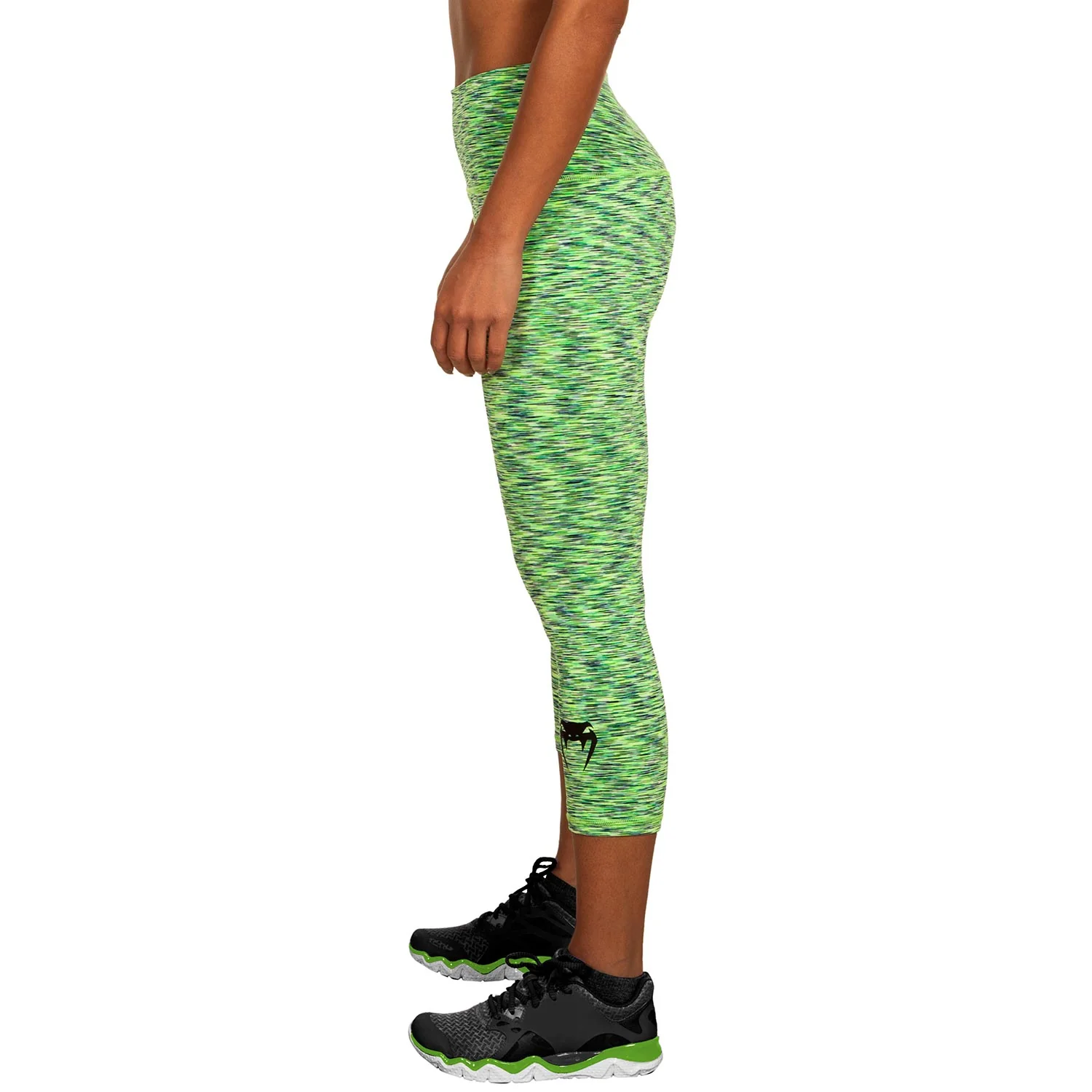 Venum Heather Legging Crops - Green - Image 3