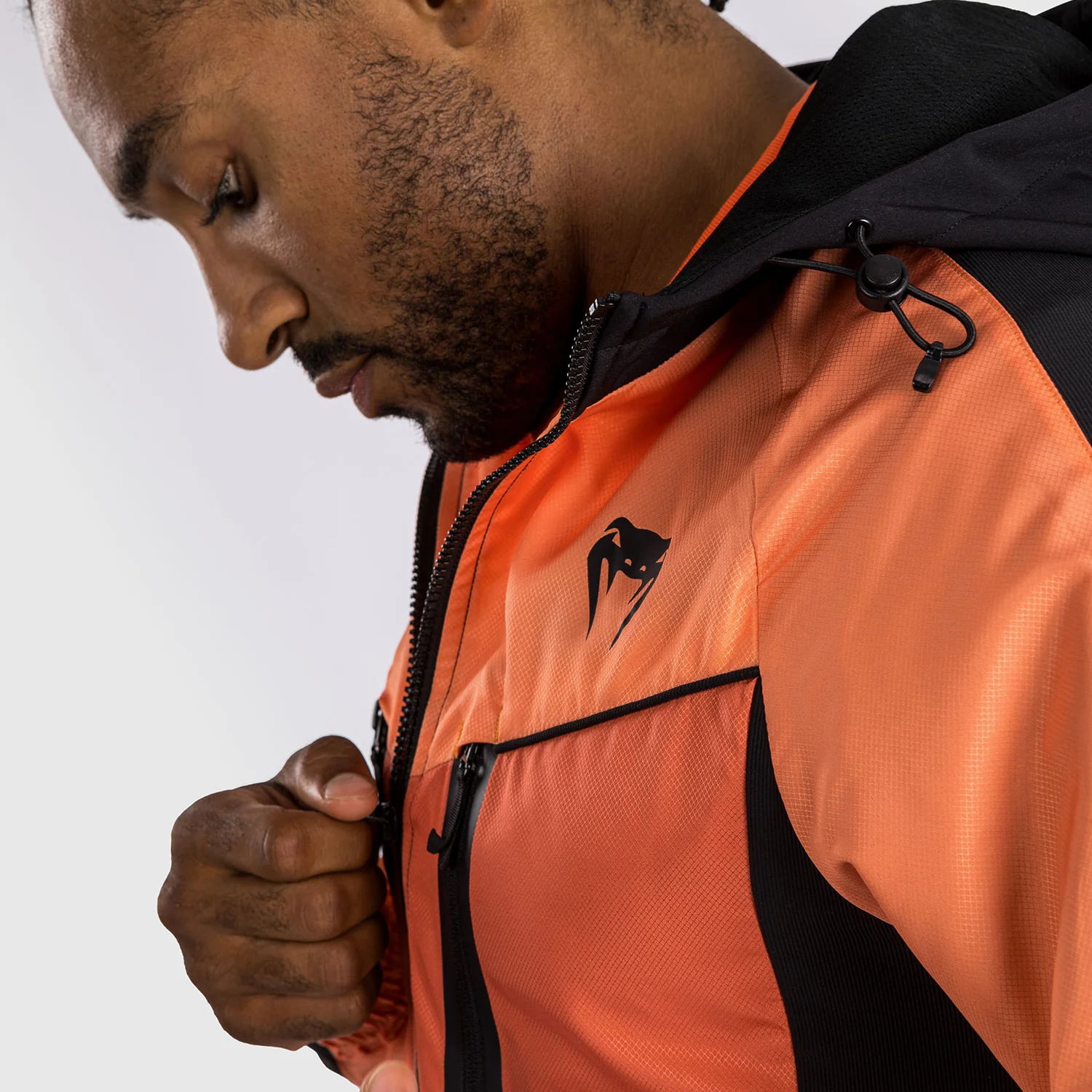 Venum Laser 3.0 Track Jacket - Black/Orange - Image 5