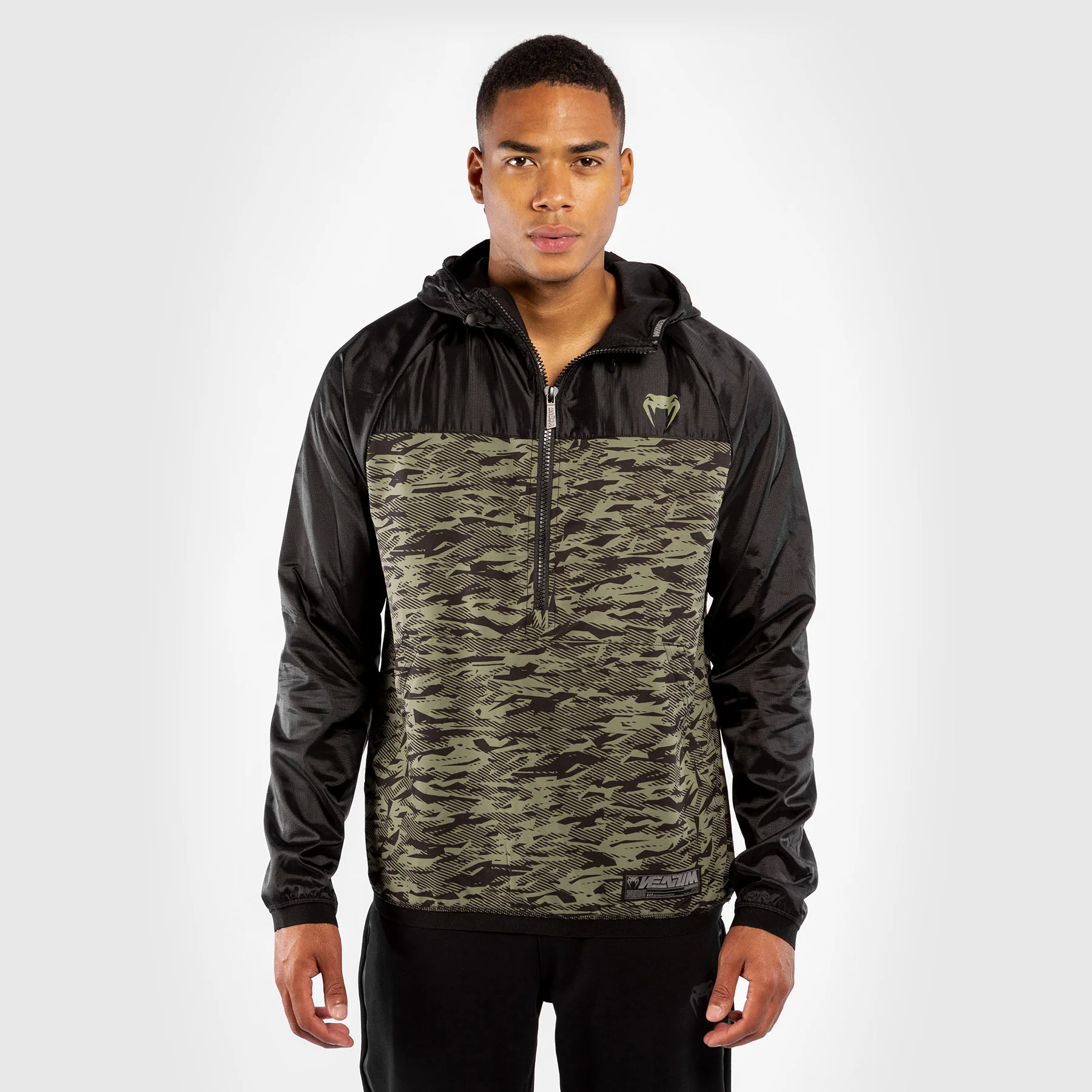 Venum Laser XT Hoodie – Black/Forest Camo - Image 2