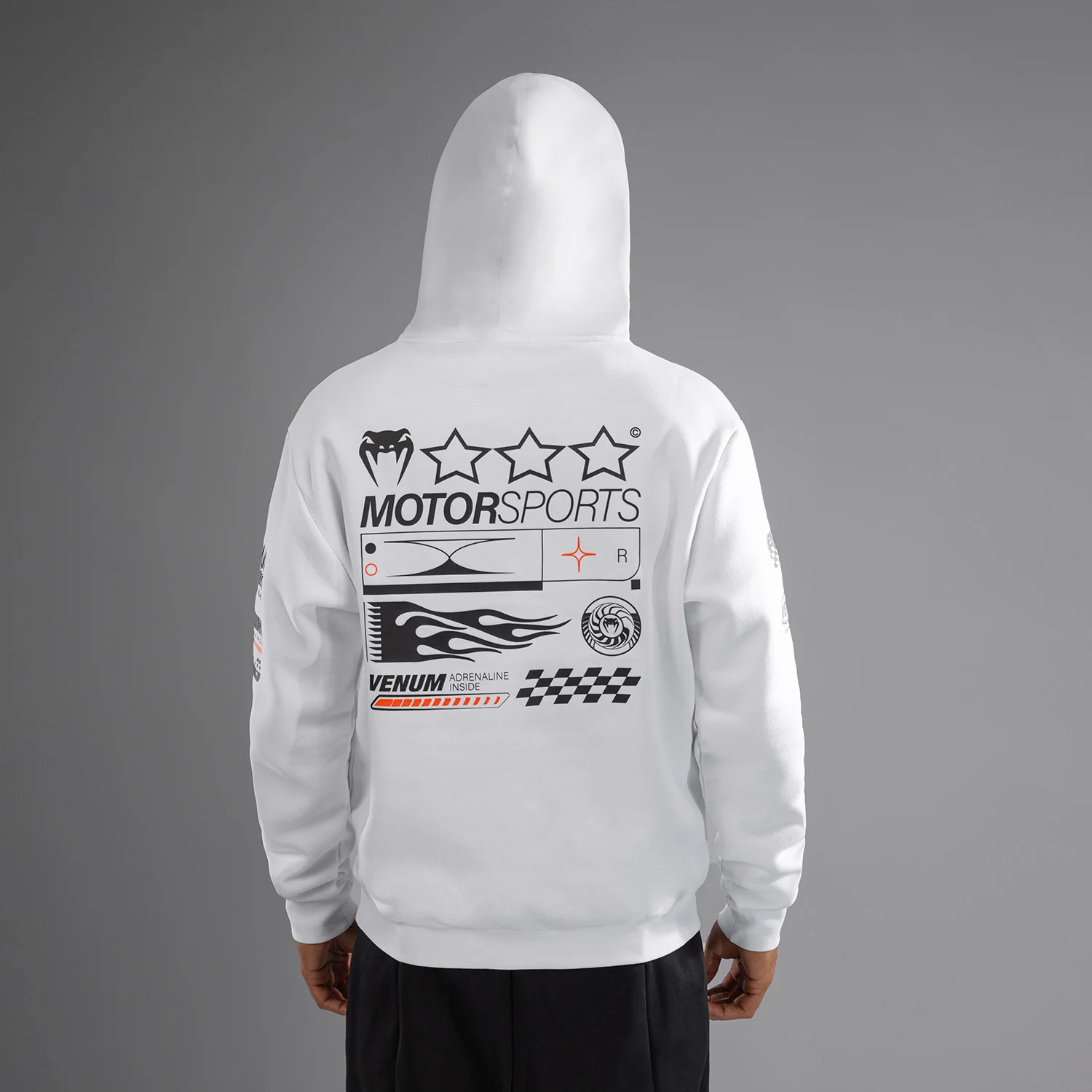Venum Motorsport Hoodie - Snow White - Image 4