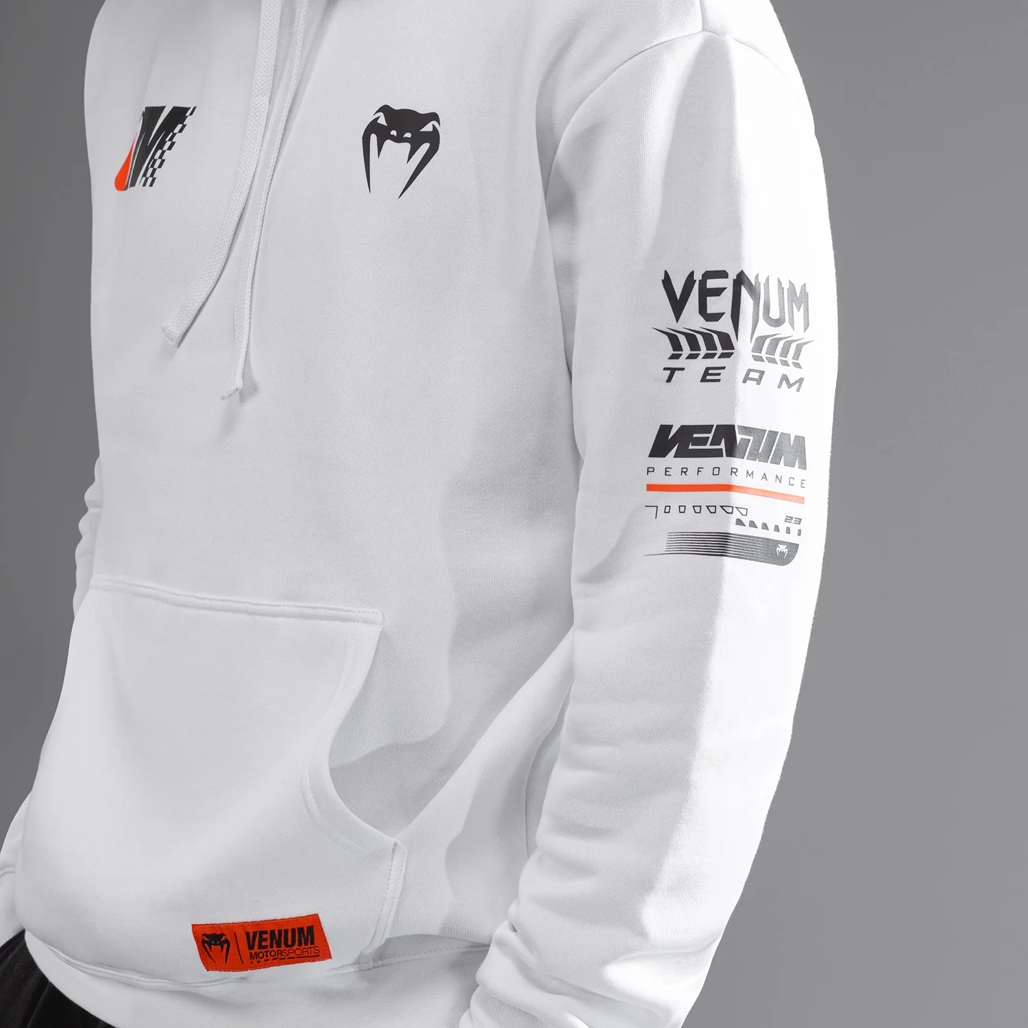 Venum Motorsport Hoodie - Snow White - Image 5