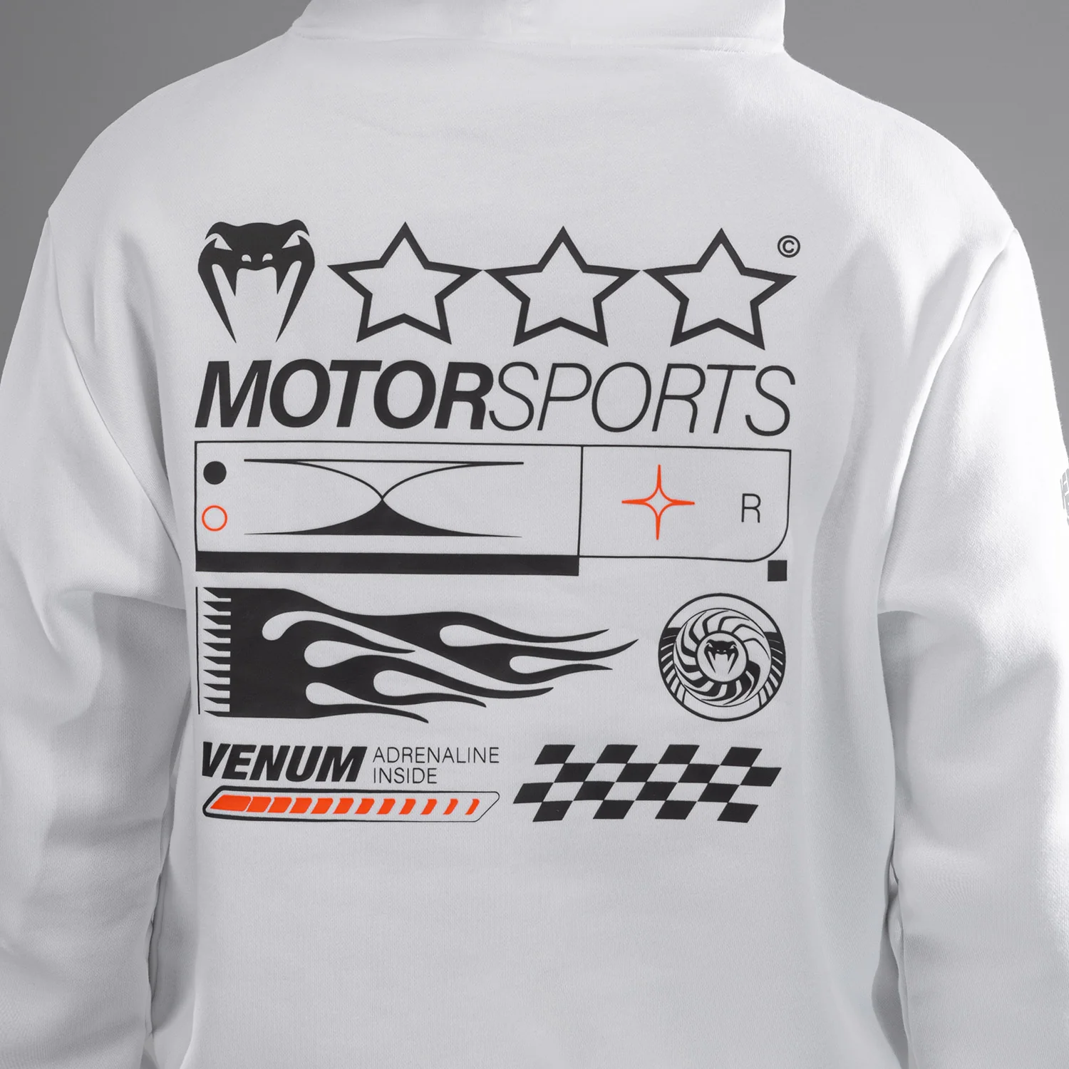 Venum Motorsport Hoodie - Snow White - Image 7