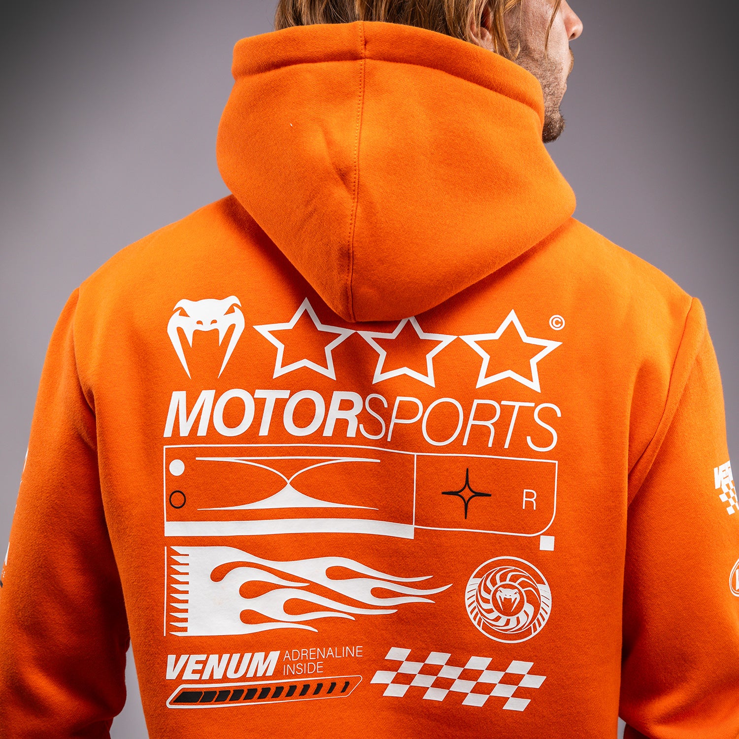 Venum Motorsport Hoodie - Tangerine - Image 8