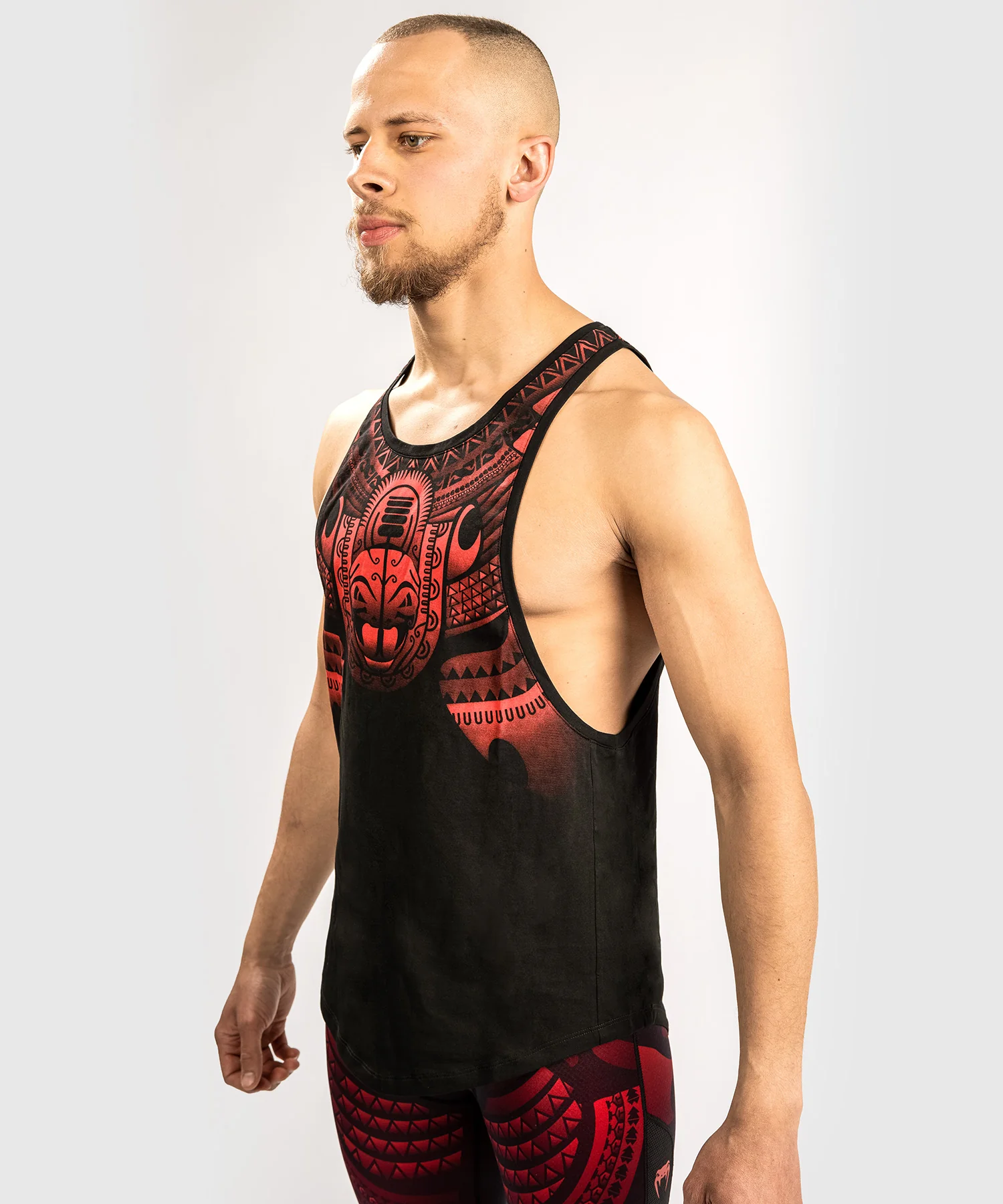 Venum Nakahi Tank Top - Black/Red - Image 4