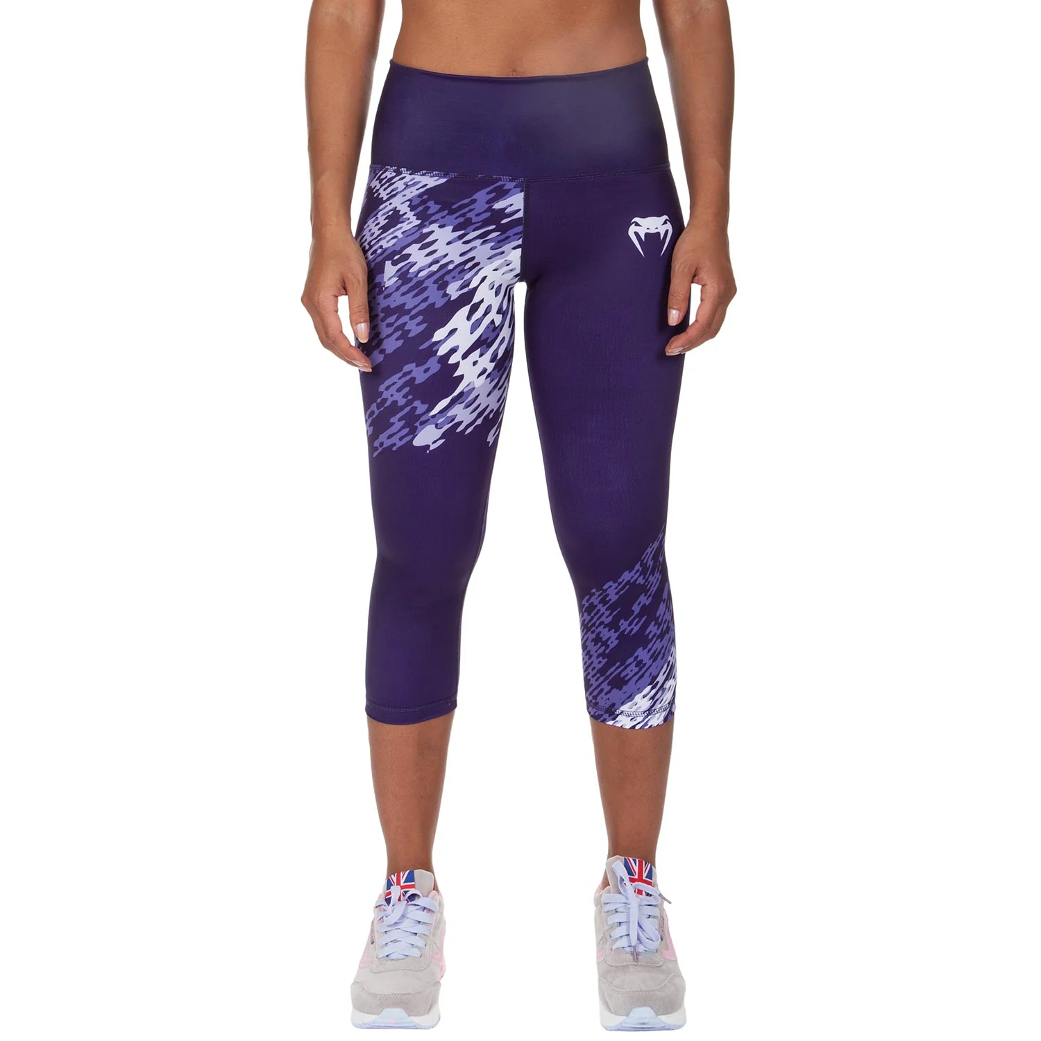 Venum Neo Camo Cropped Leggings - Purple - Image 2