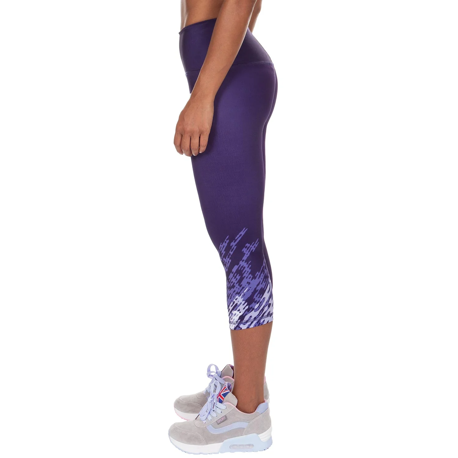 Venum Neo Camo Cropped Leggings - Purple - Image 3