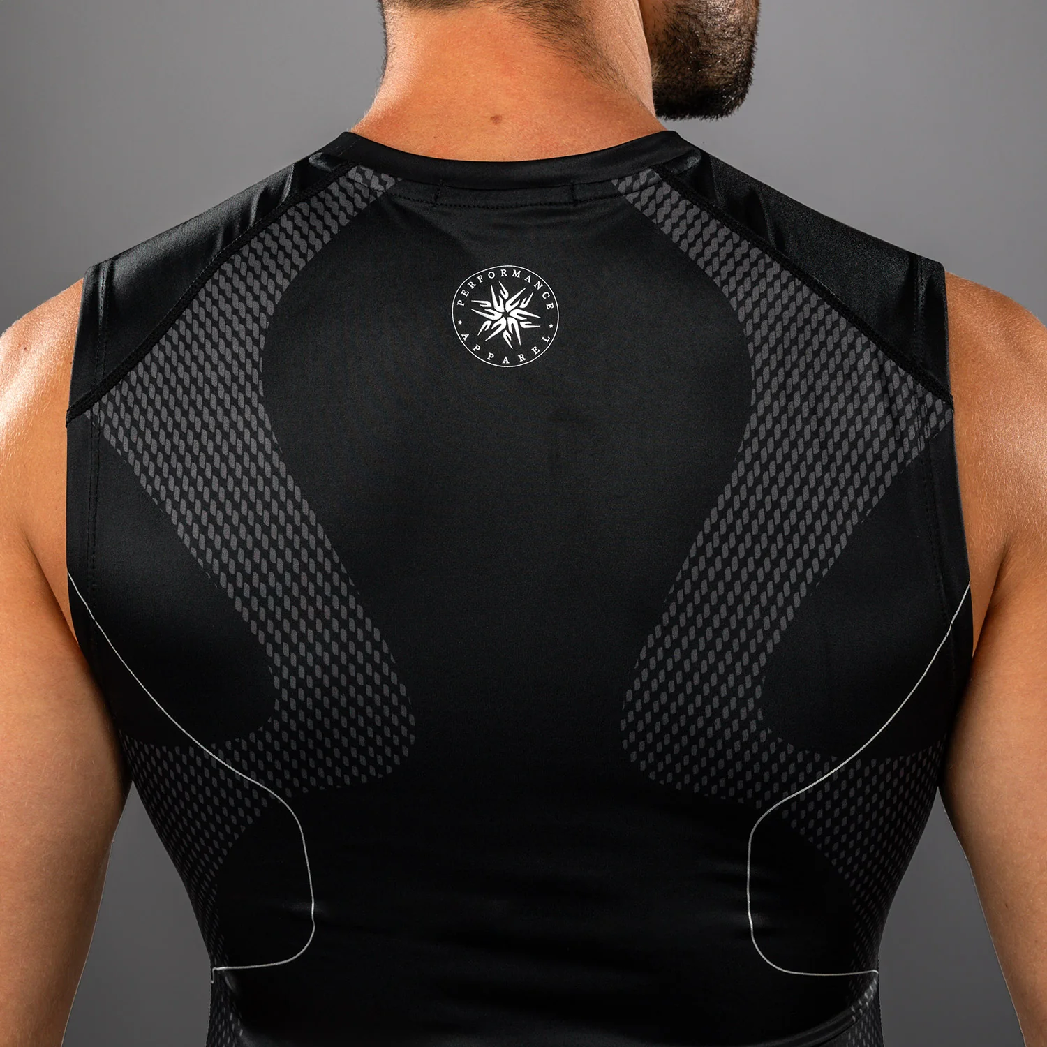 Venum Nexus Sleeveless Rashguard - Black/Silver - Image 5