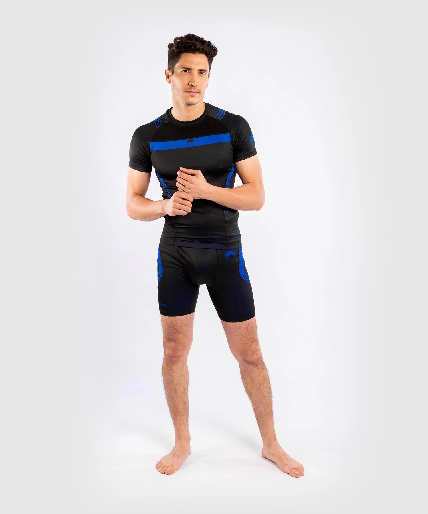 Venum NoGi 3.0 Vale Tudo Shorts - Black/Blue - Image 6