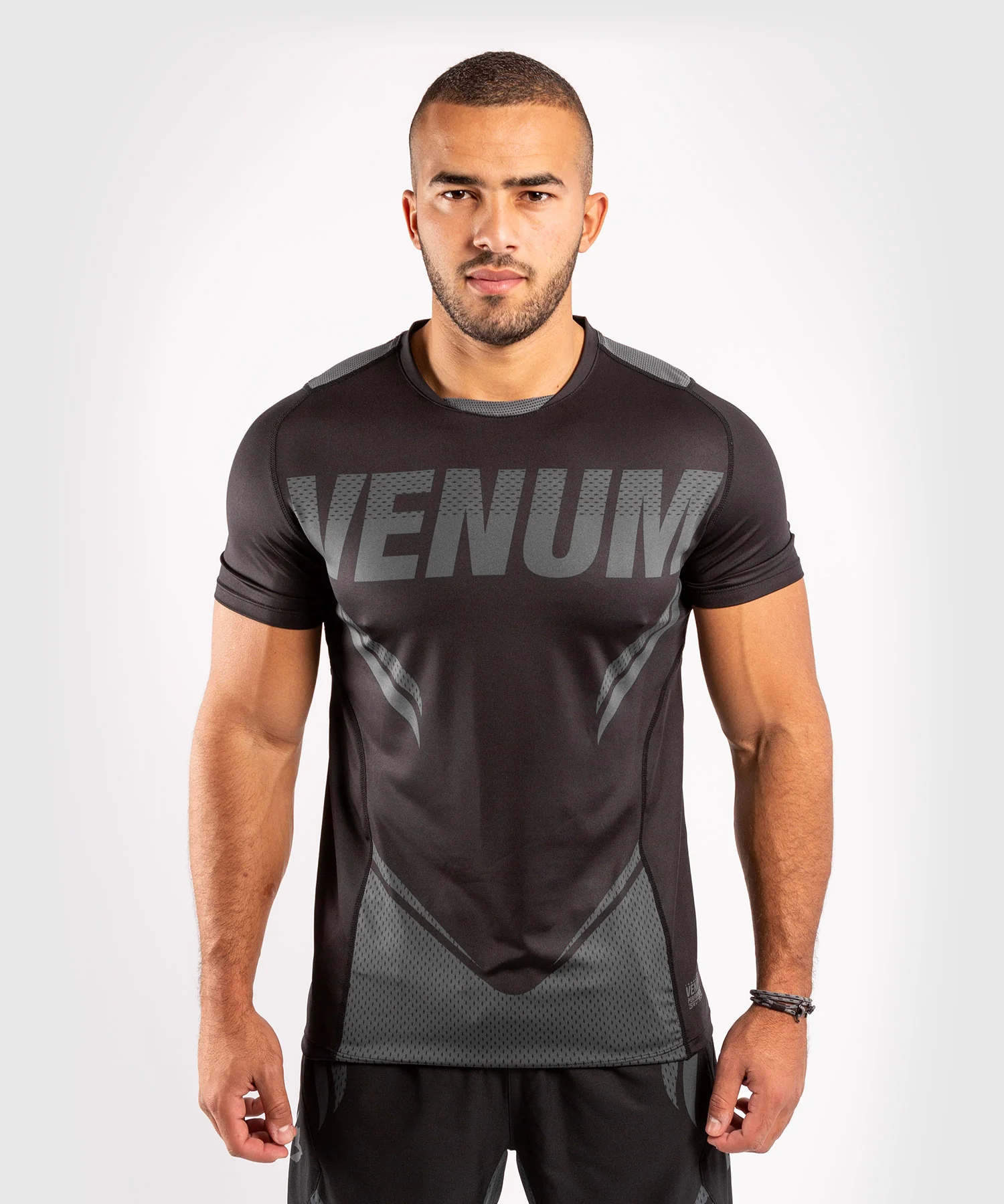Venum ONE FC Impact Dry Tech T-Shirt - Black/Black