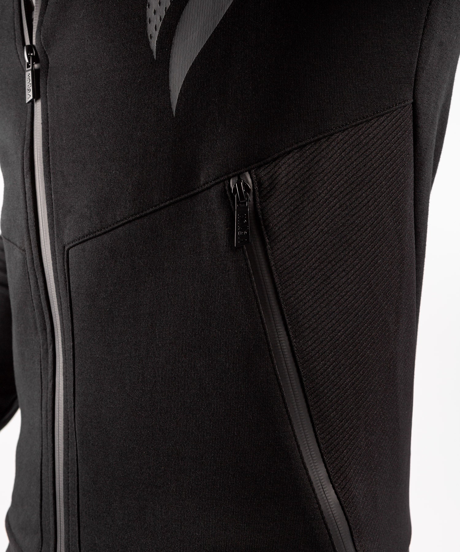 Venum ONE FC Impact Hoodie - Black/Black - Image 16