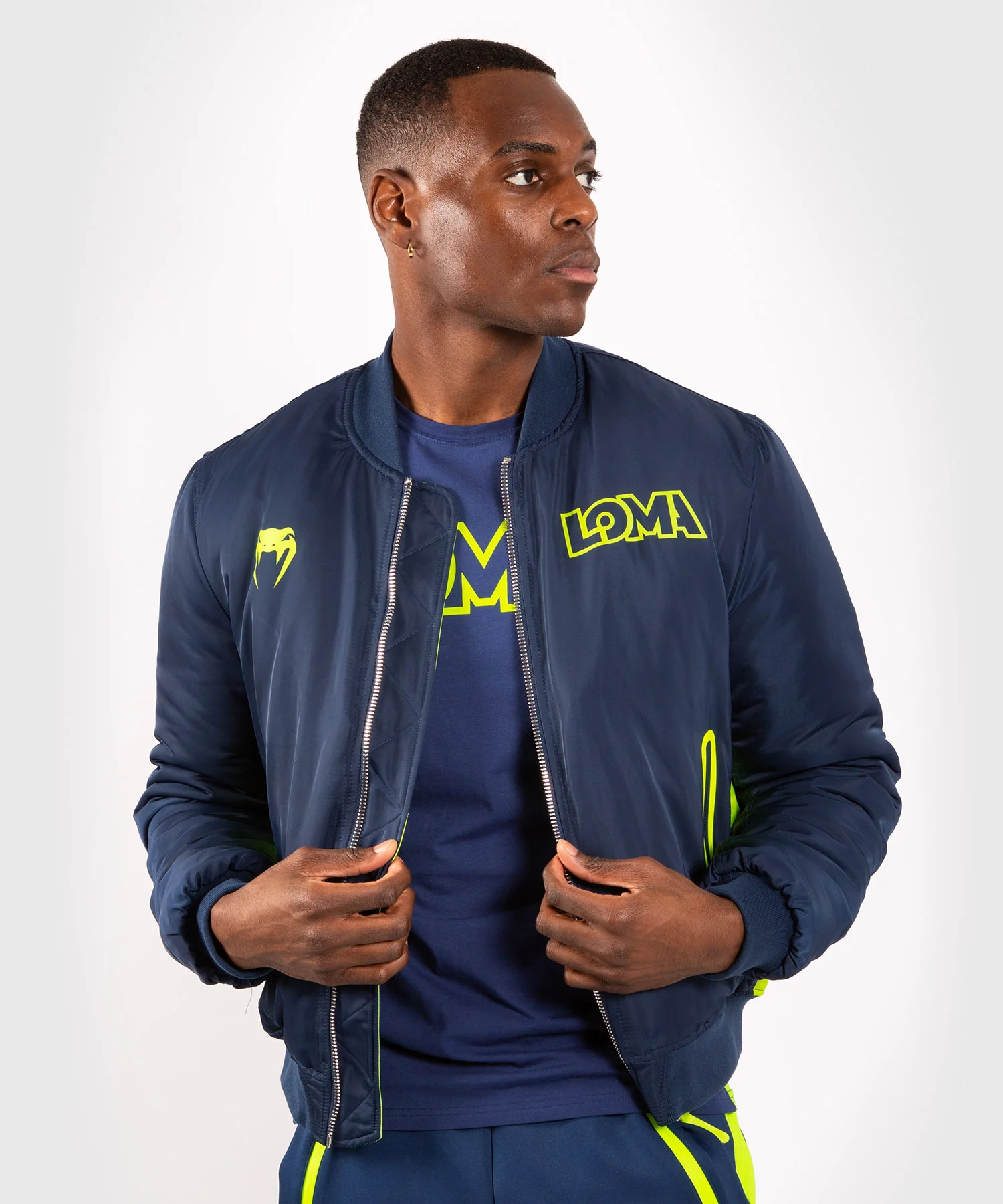 Venum Origins Bomber Loma Edition - Blue/Yellow - Image 4