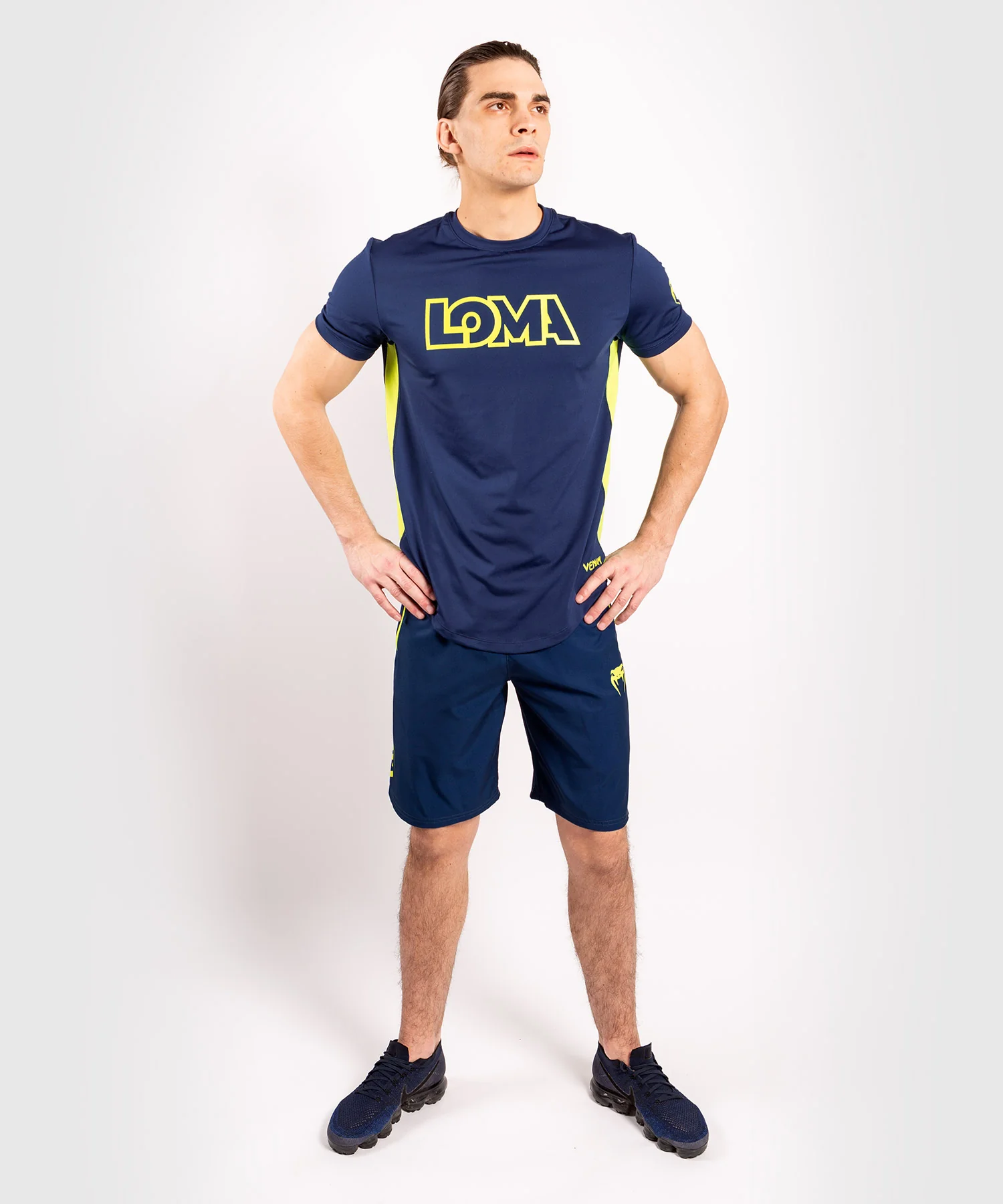 Venum Origins Dry Tech T-shirt - Blue/Yellow - Image 5