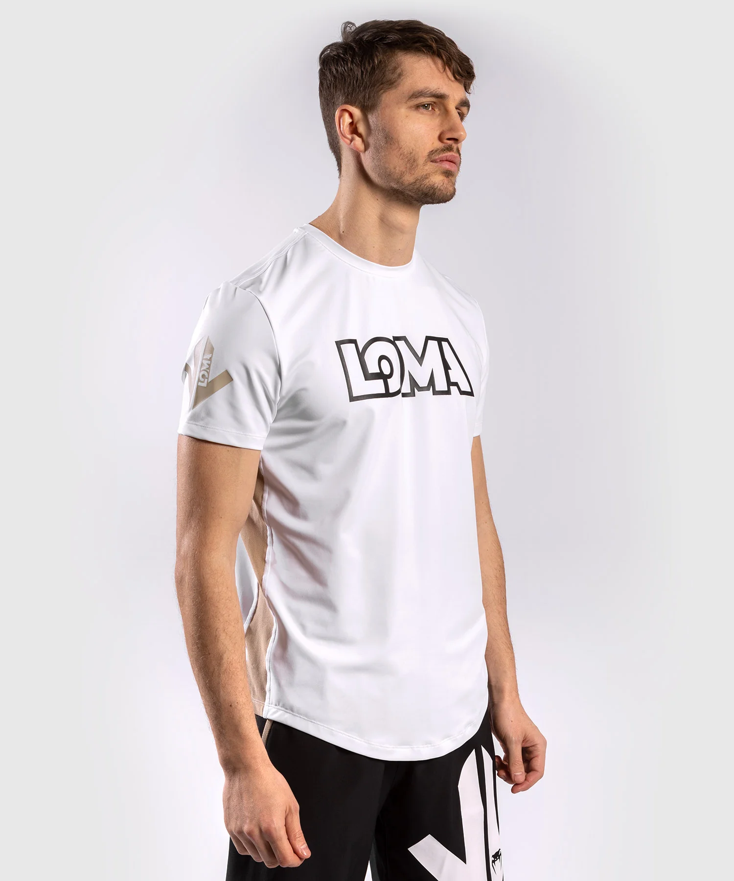 Venum Origins Dry Tech T-shirt - White/Black - Image 2