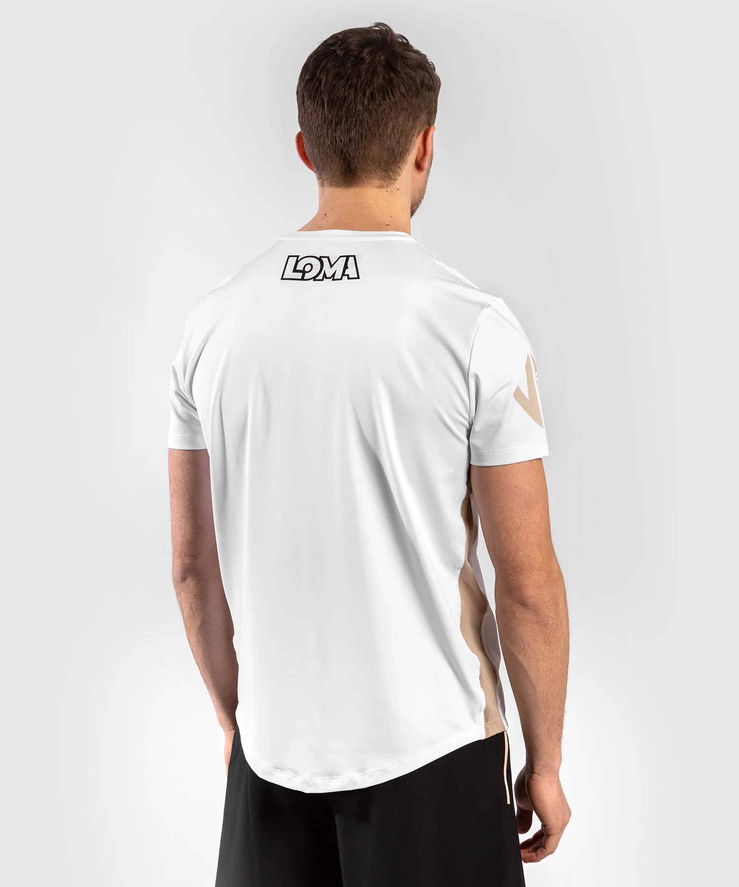 Venum Origins Dry Tech T-shirt - White/Black - Image 4