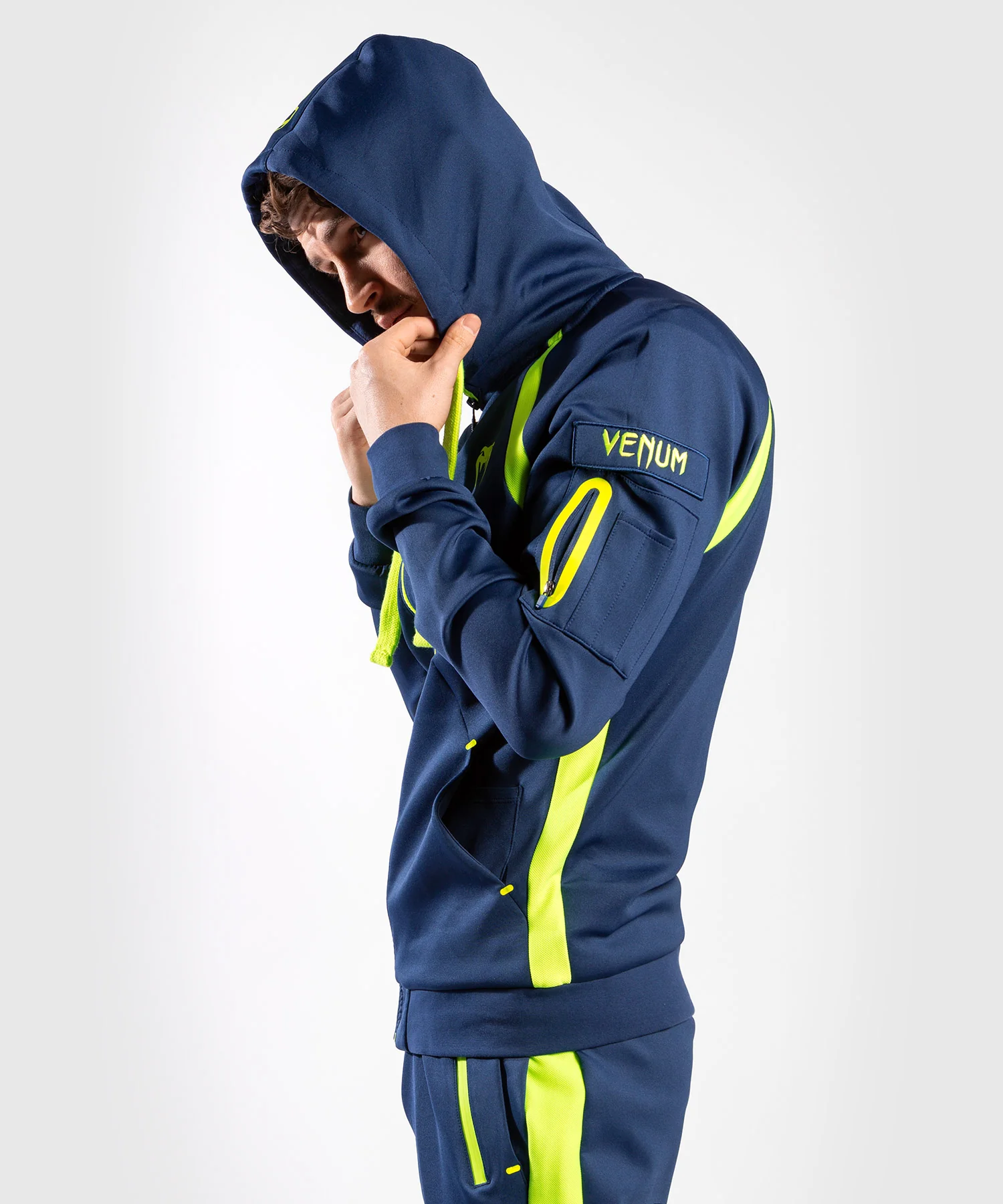 Venum Origins Hoodie Loma Edition Blue/Yellow - Image 2