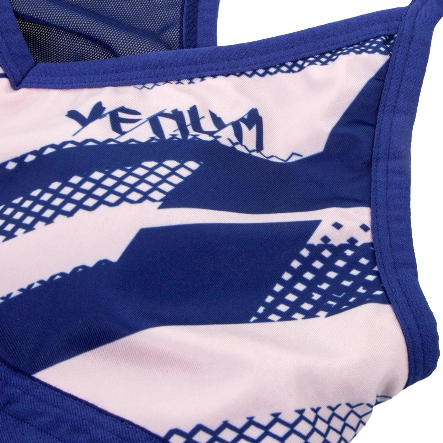 Venum Rapid Sports Bra - Navy Blue/Coral - Image 4