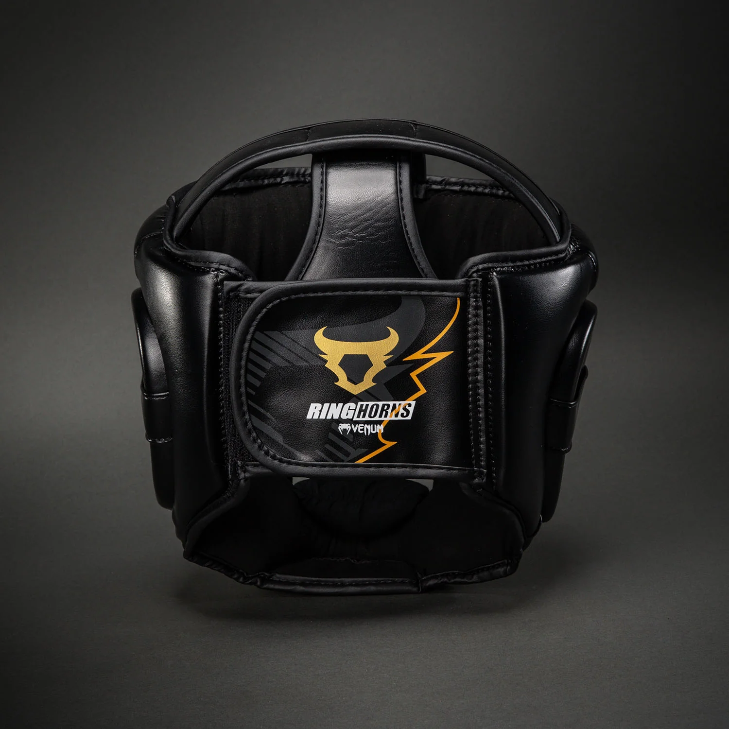 Ringhorns Charger by Venum Headgear - Black/Gold - Image 3