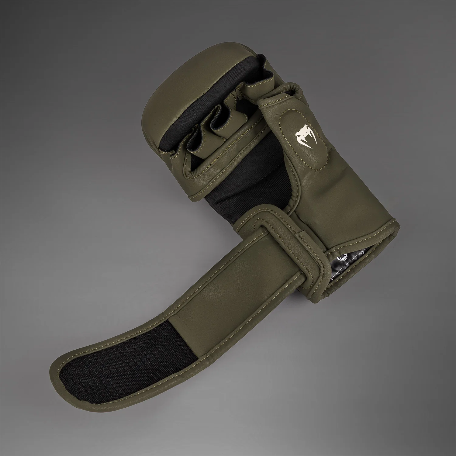 Venum Serpenti Sparring Gloves - Khaki/Bronze/Ivory - Image 5