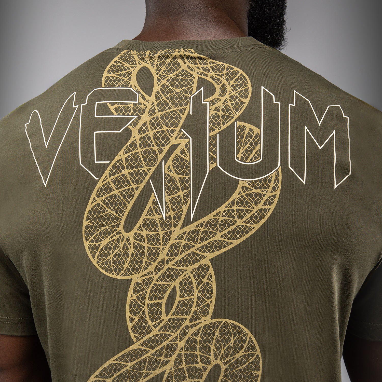 Venum Serpenti T-Shirt - Khaki/Bronze/Ivory - Image 5