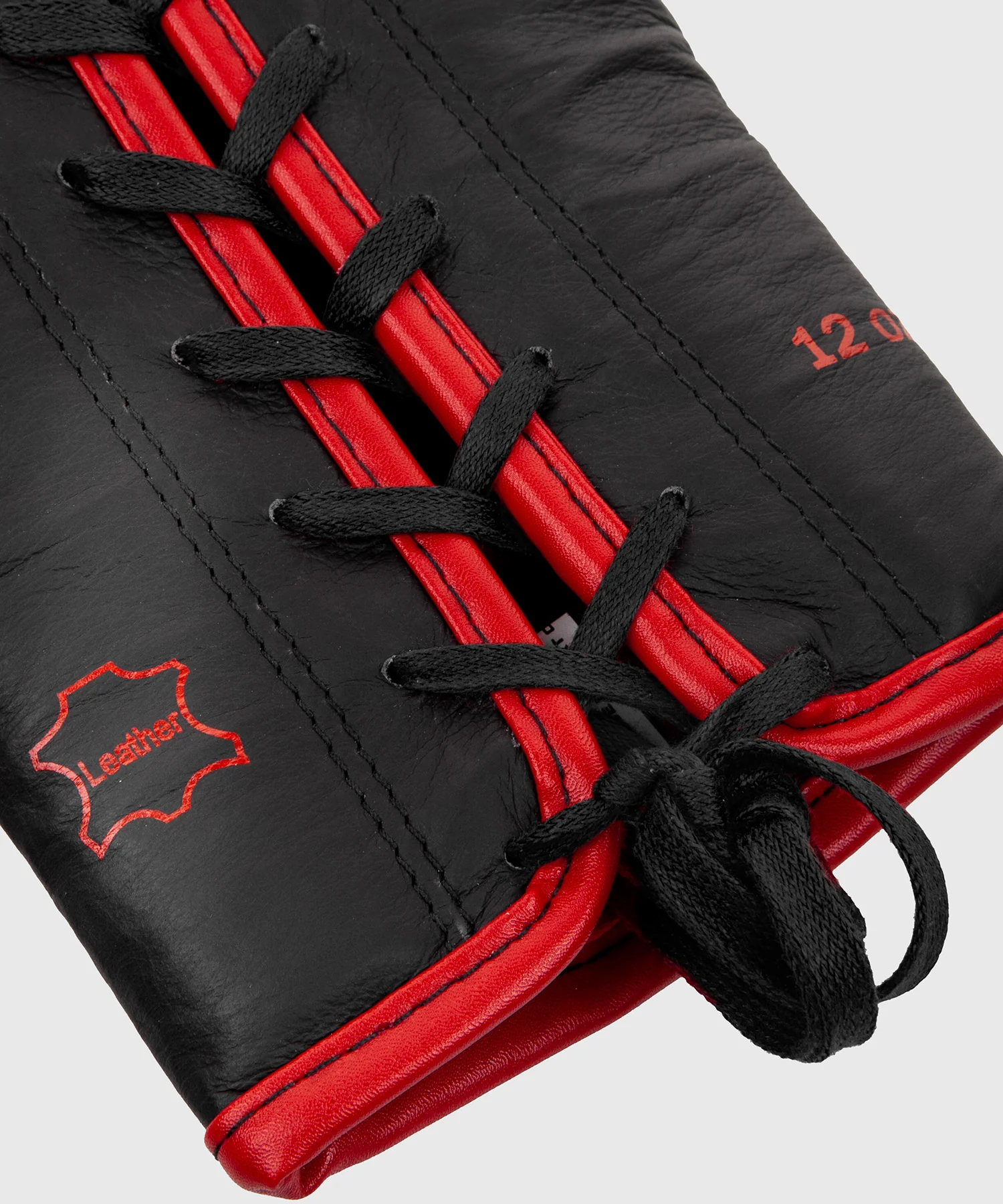 Venum Shield Pro Boxing Gloves - With Laces - Black/Red - Image 6