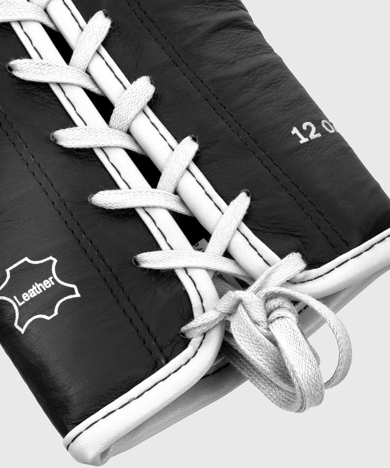 Venum Shield Pro Boxing Gloves - With Laces - Black/White - Image 6
