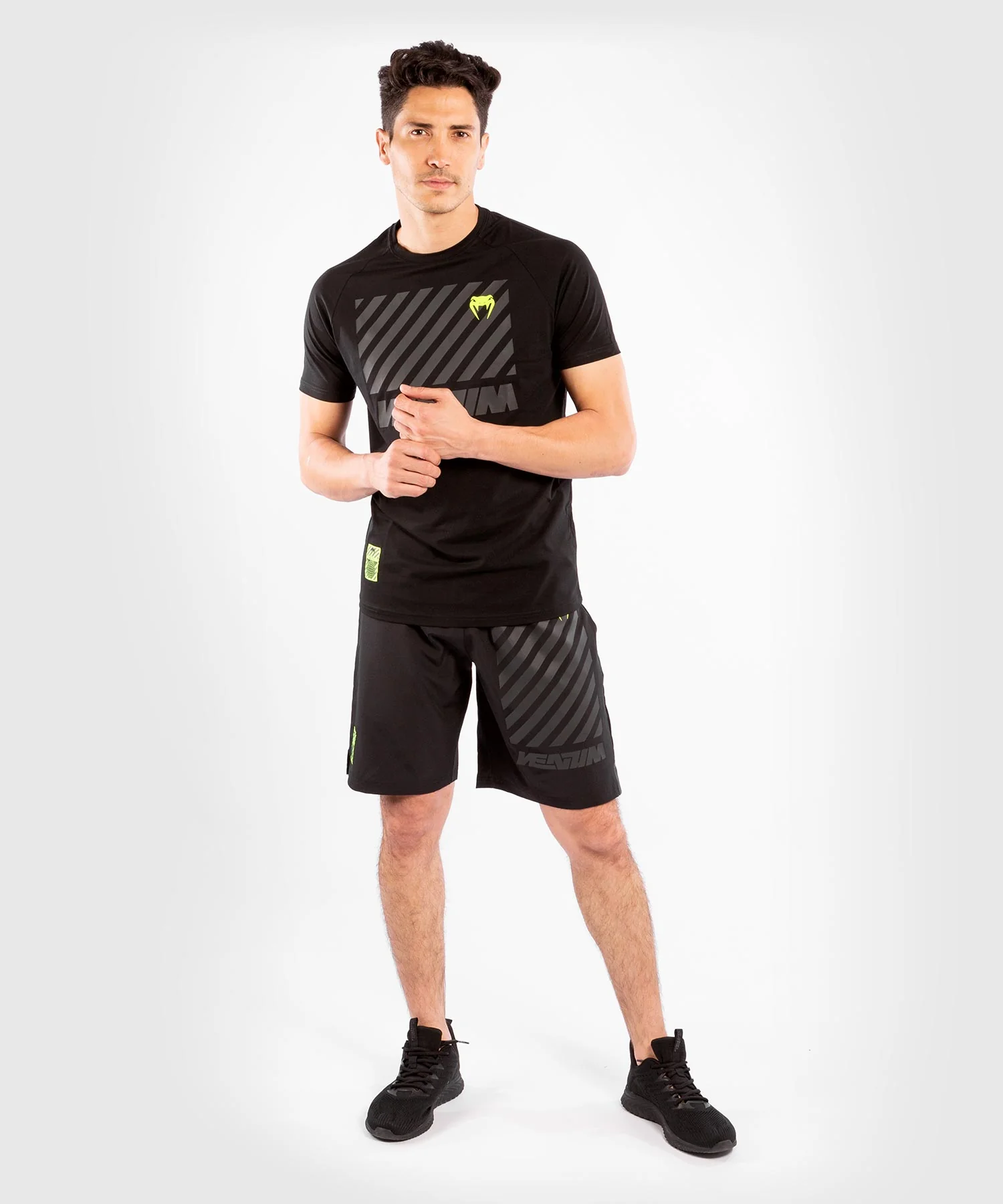 Venum Stripes T-shirt - Black - Image 6