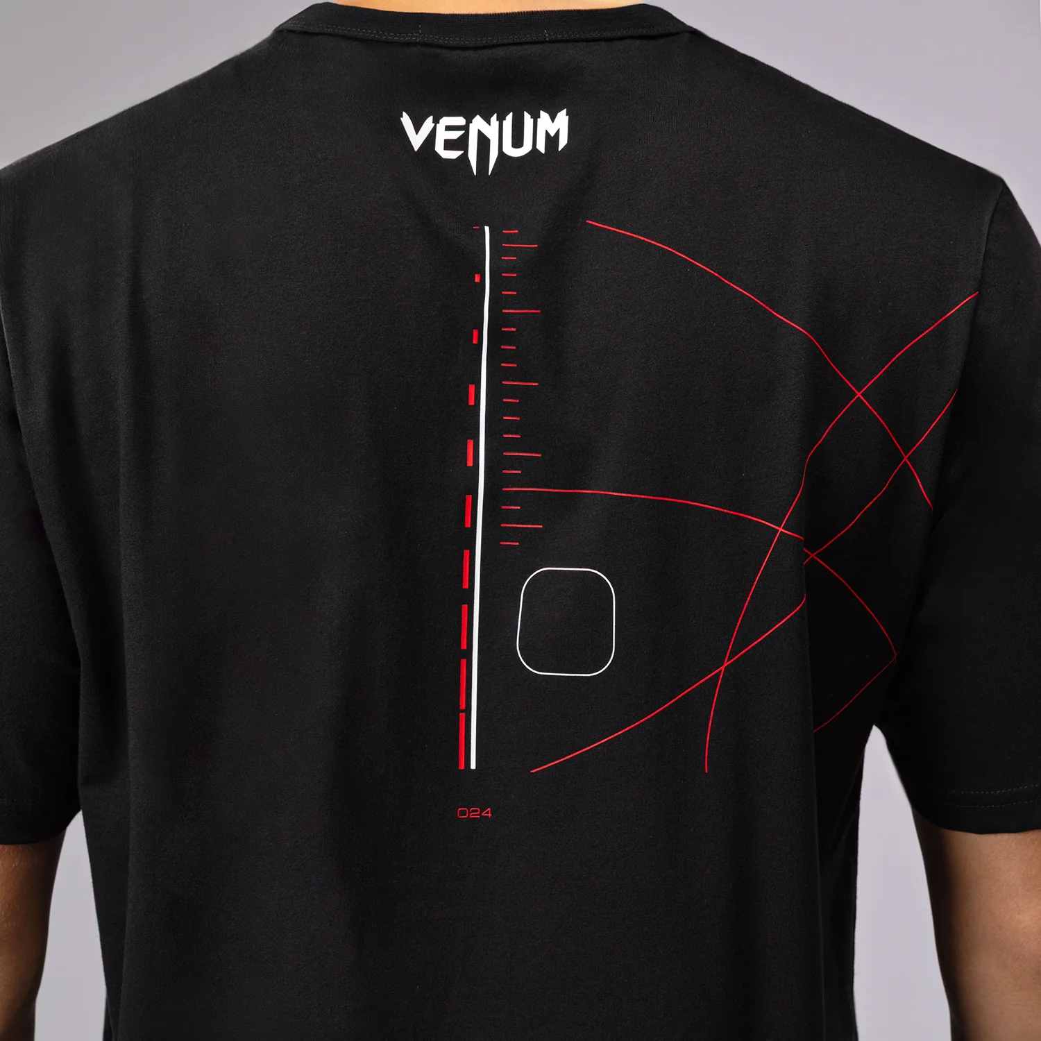 Venum Tactical XT T-Shirt - Black/Fire Red - Image 8