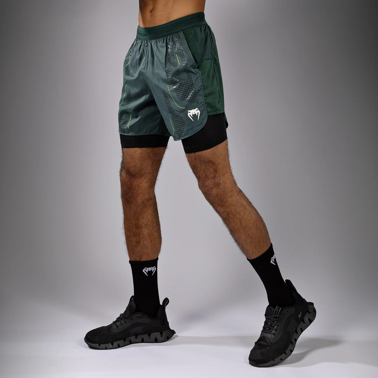 Venum Technical 3.0 Training Shorts - Forest Green - Image 2