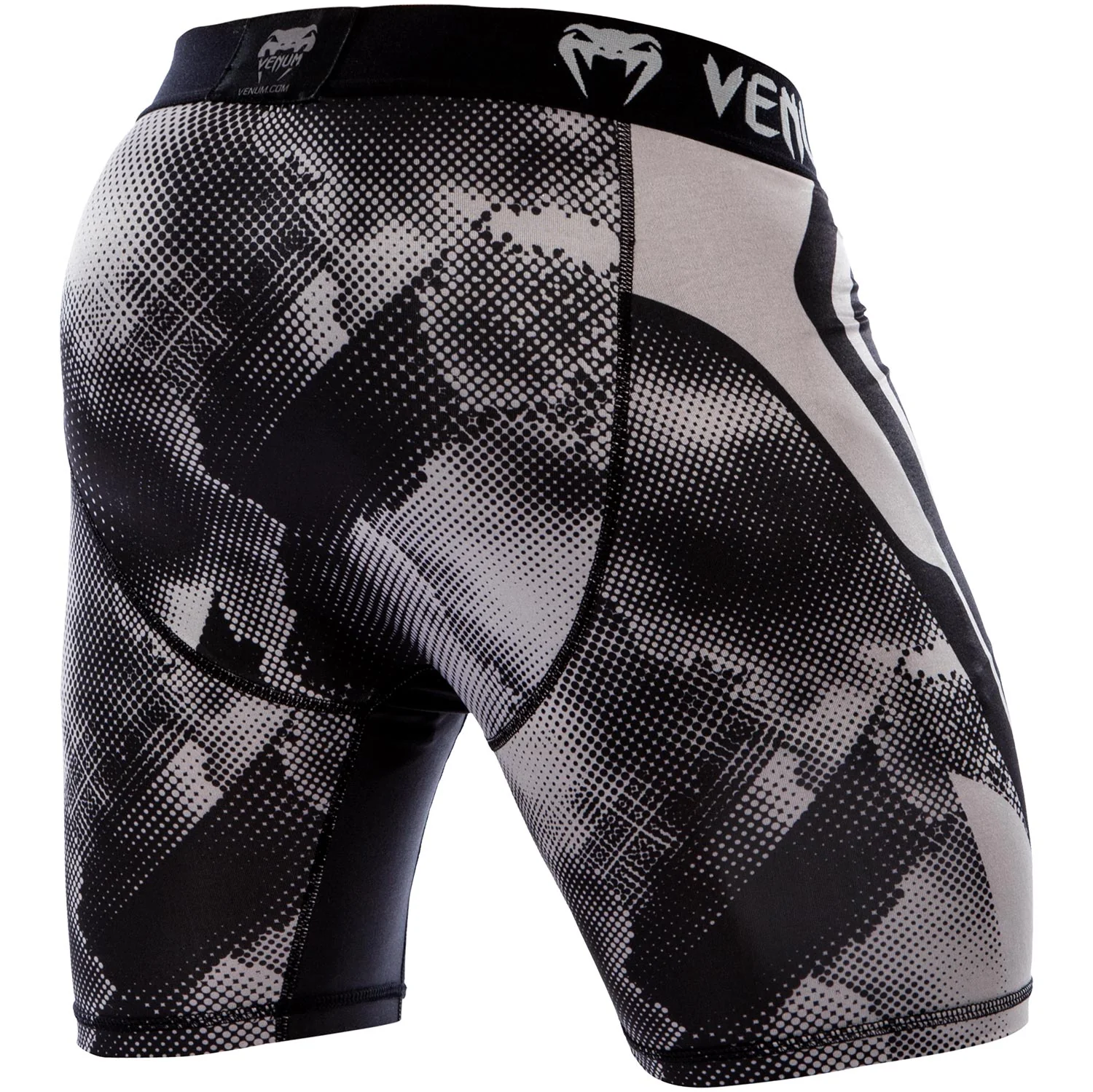 Venum Technical Compression Shorts - Black/Grey - Image 3