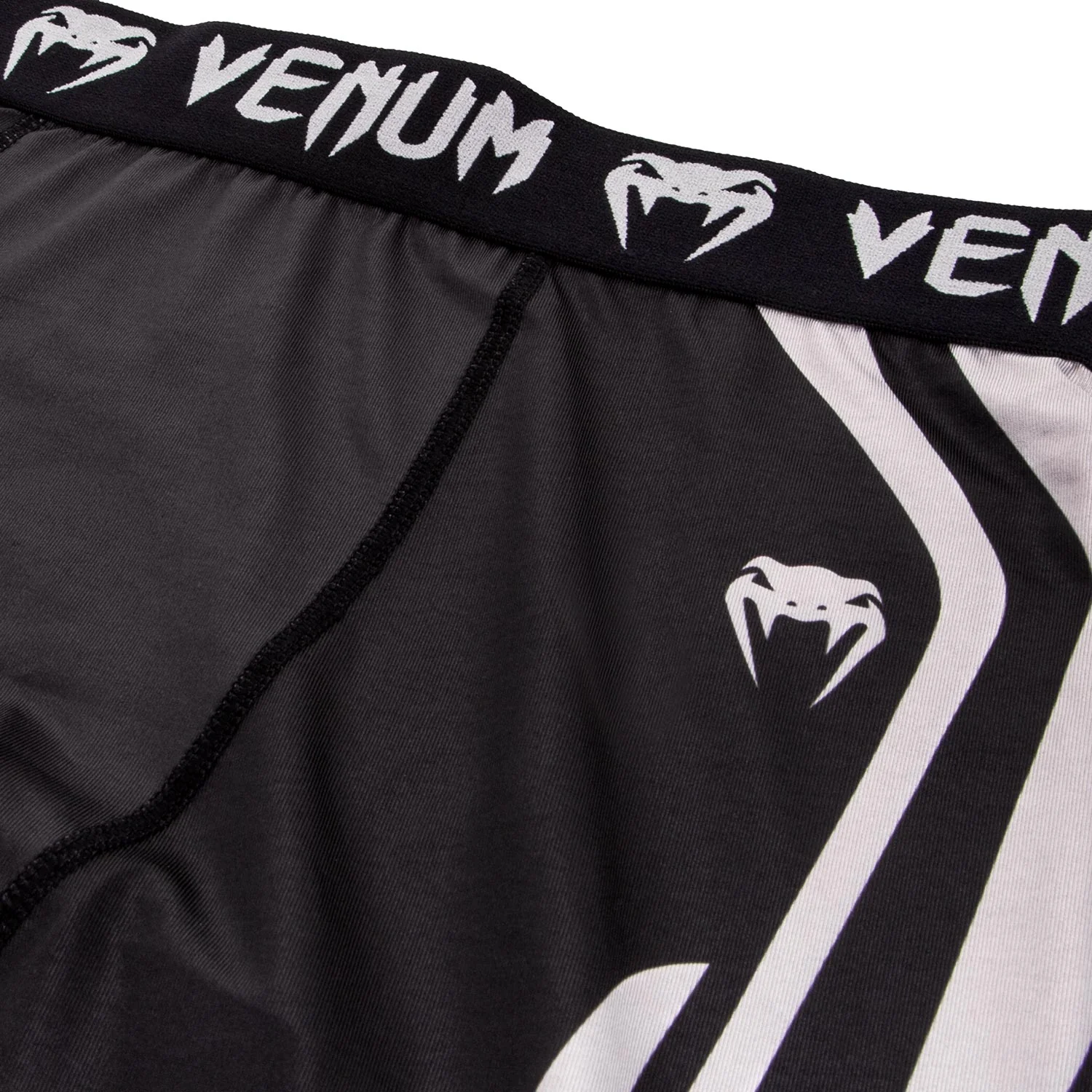 Venum Technical Compression Shorts - Black/Grey - Image 5