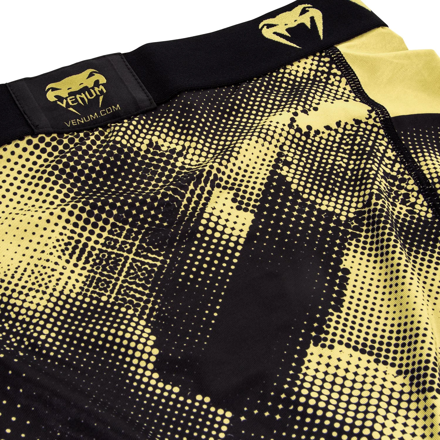 Venum Technical Compression Shorts - Black/Yellow - Image 6
