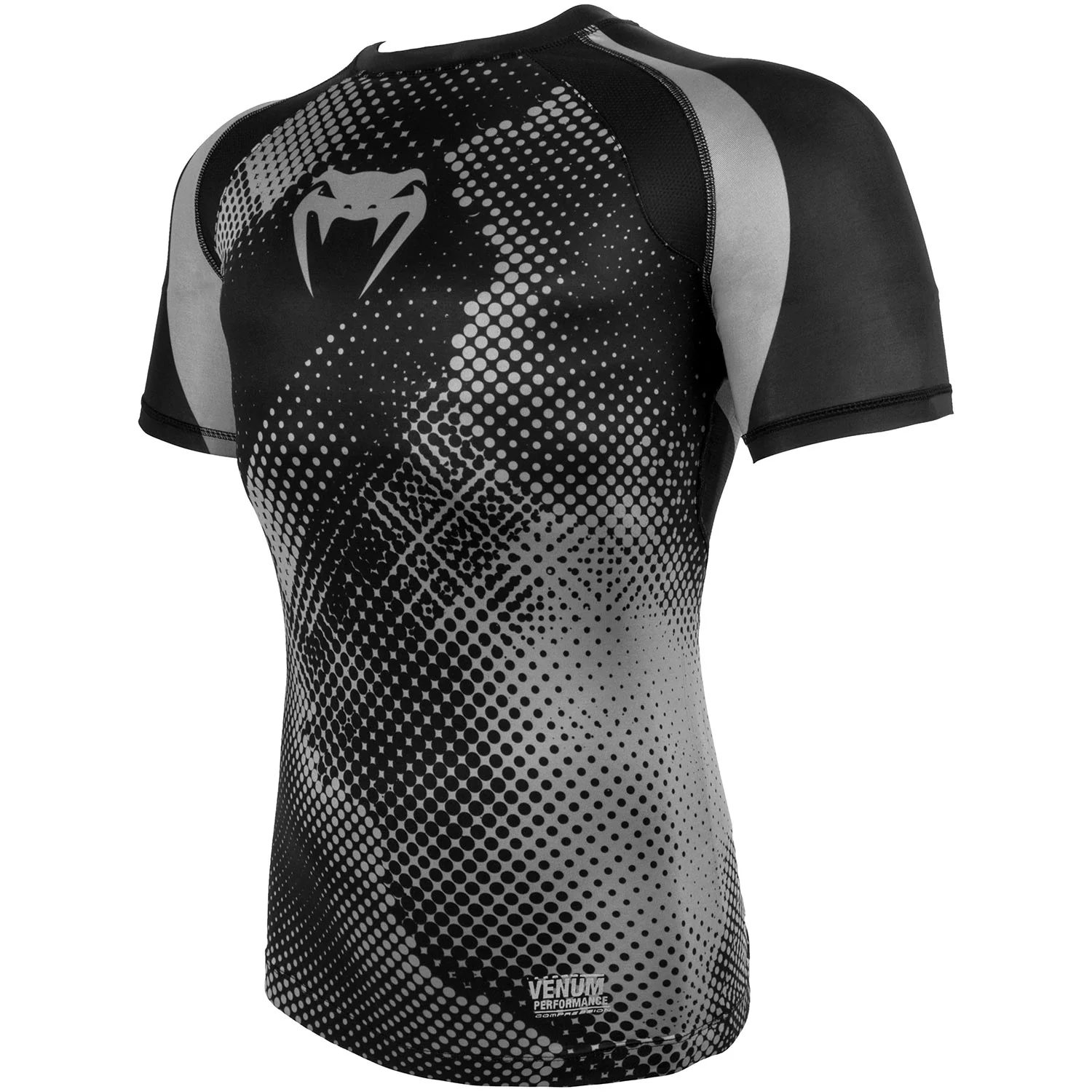 Venum Technical Compression T-shirt - Short Sleeves - Black/Grey - Image 2