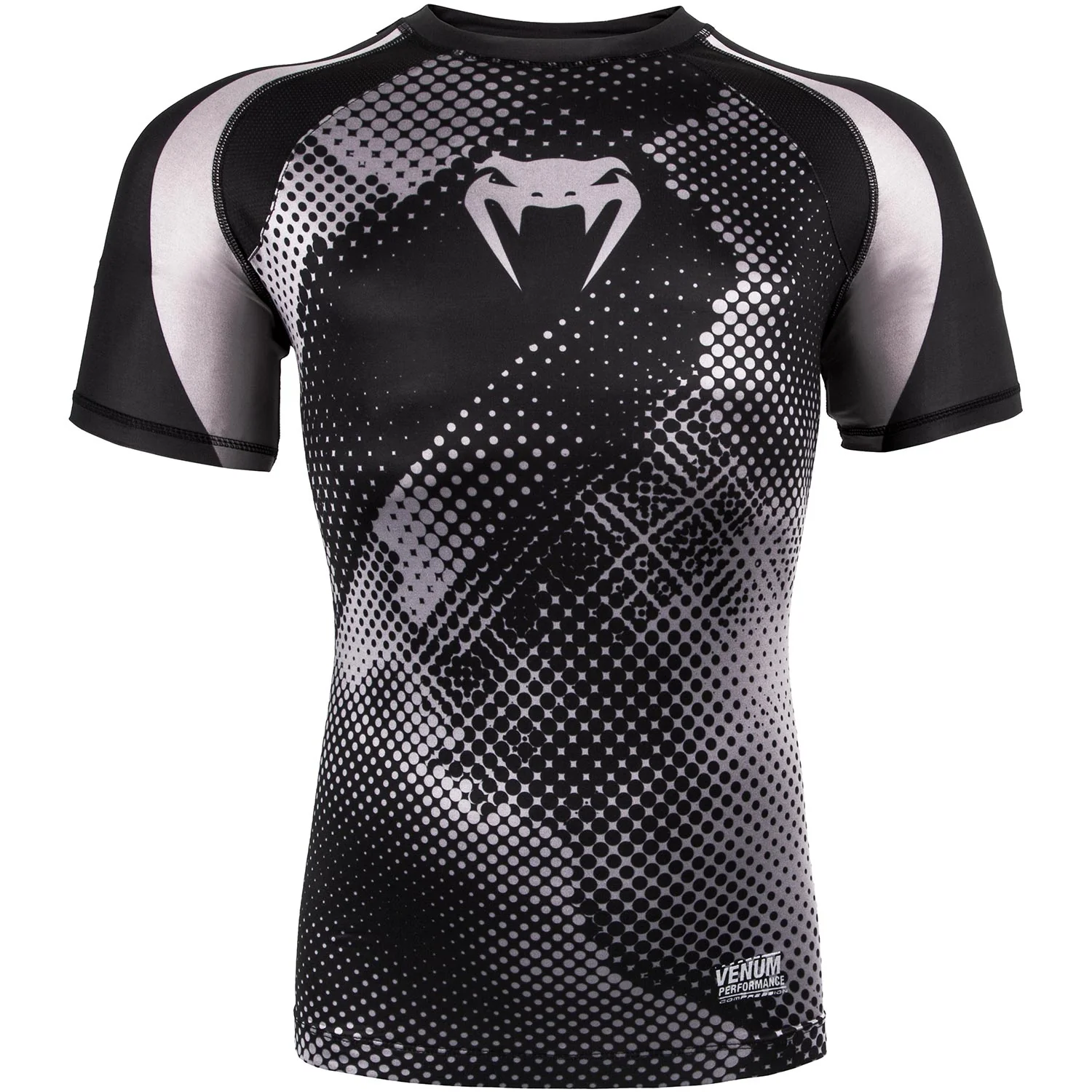 Venum Technical Compression T-shirt - Short Sleeves - Black/Grey - Image 9