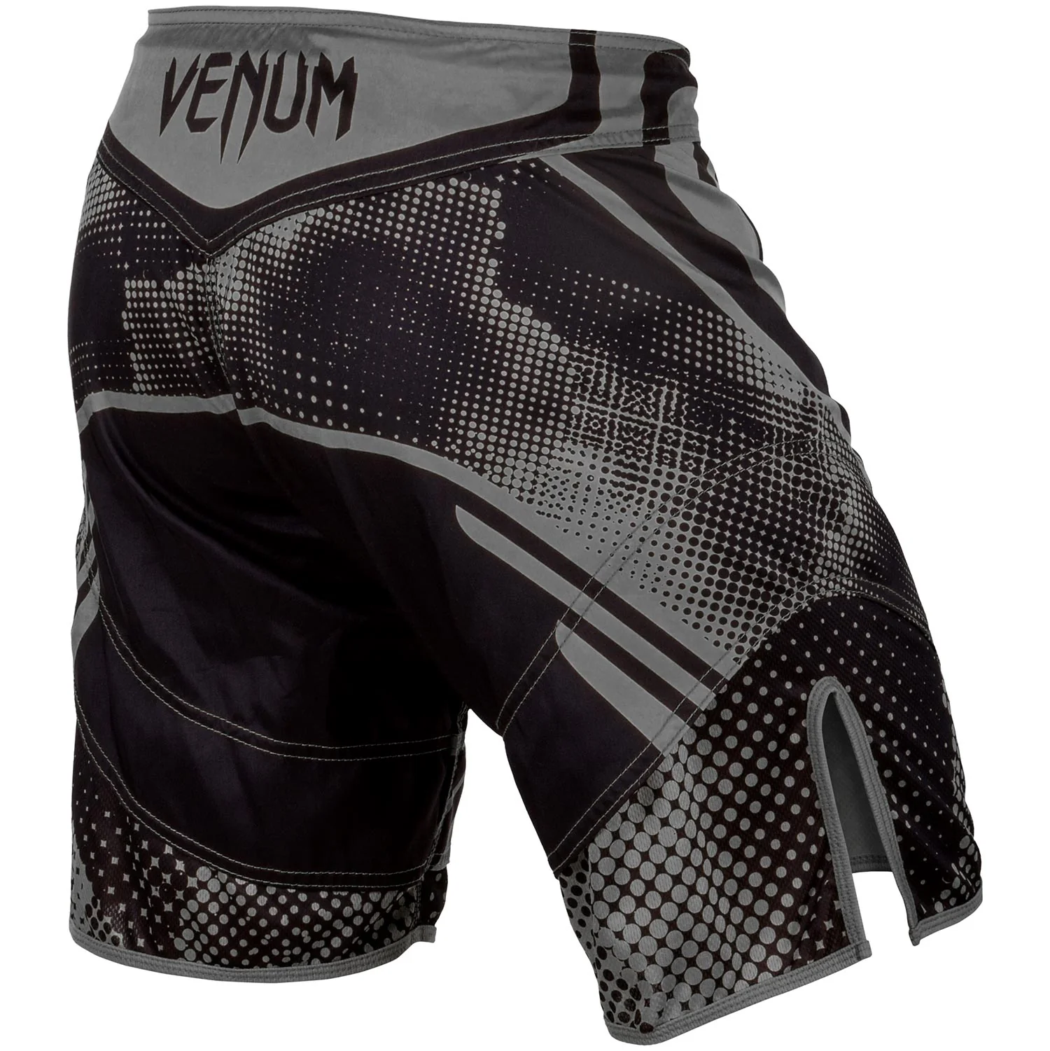 Venum Technical Fightshorts - Black/Grey - Image 4