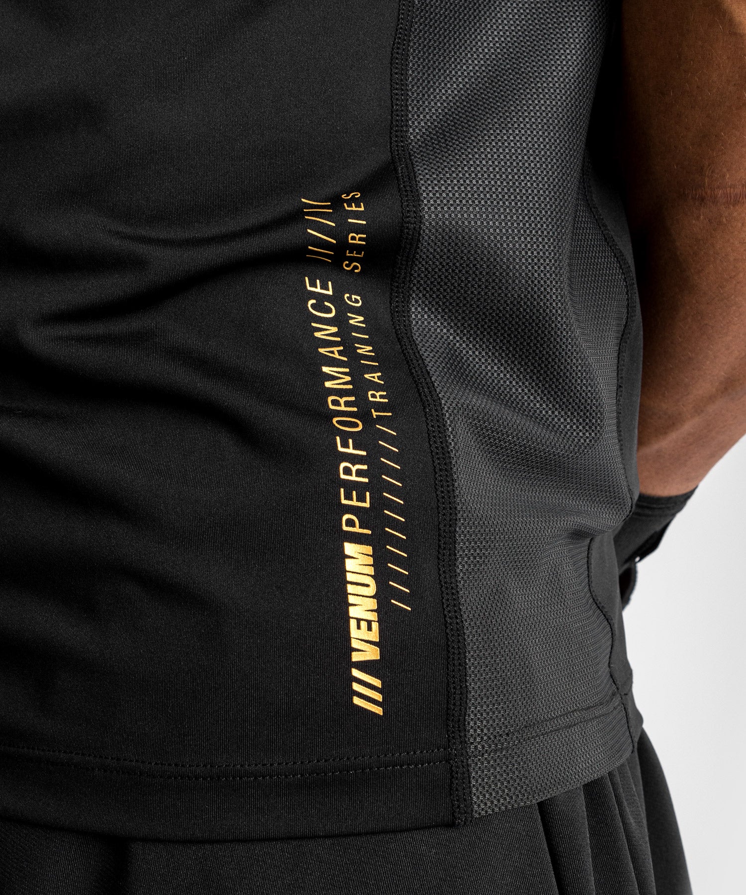 Venum Tempest 2.0 Dry tech Tank Top – Black/Gold - Image 6