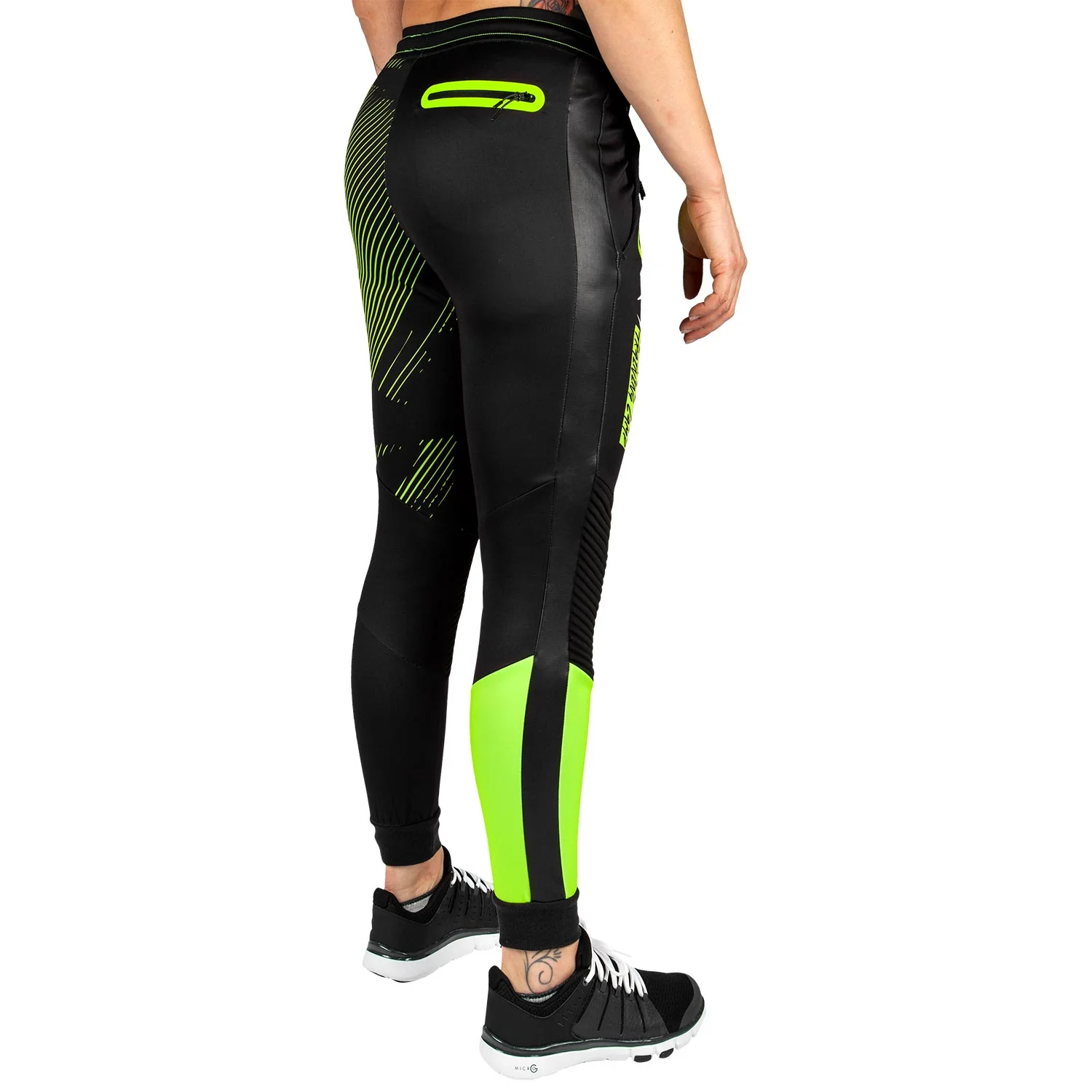 Venum Training Camp 2.0 Joggers - Black/Neo Yellow - For Women - Exclusive - Image 4