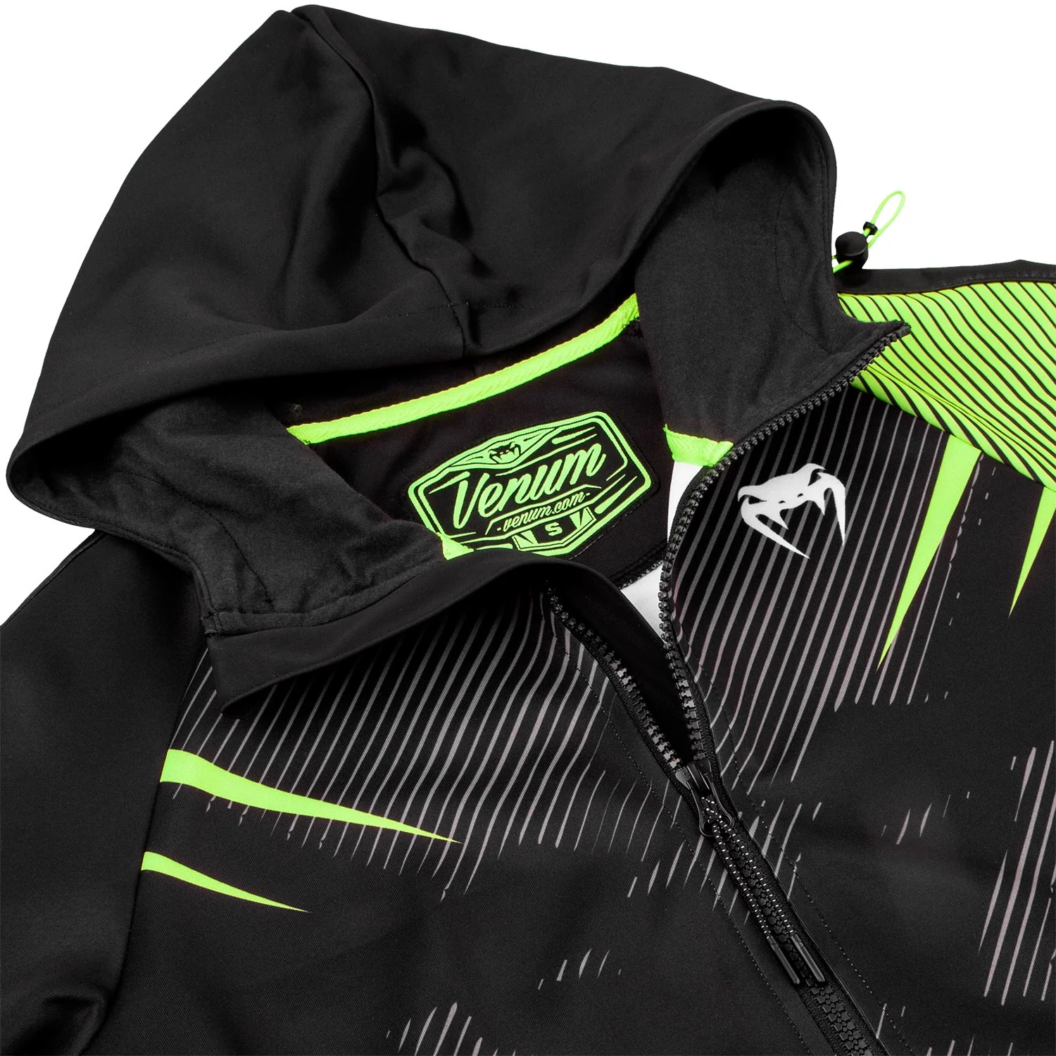 Venum Training Camp 2.0 Women Hoodie - Black/Neo Yellow - Exclusive - Image 7