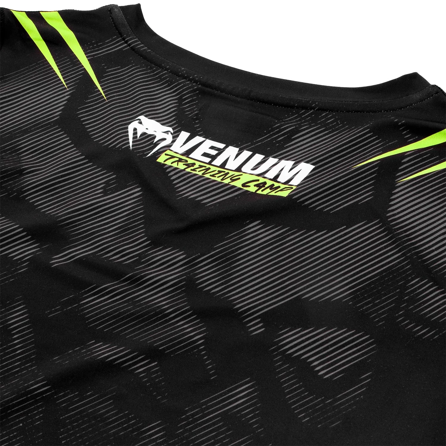 Venum Training Camp 2.0 Women T-shirt - Black/Neo Yellow - Image 8