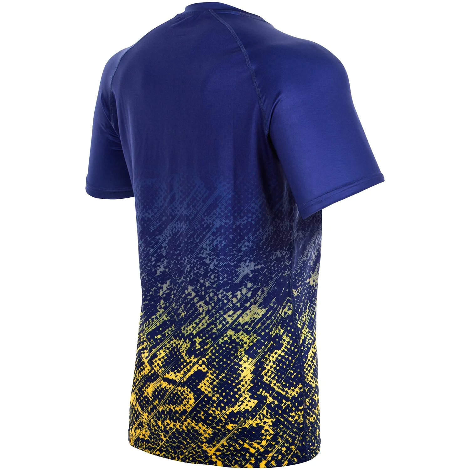 Venum Tropical Dry Tech T-Shirt - Blue/Yellow - Image 3
