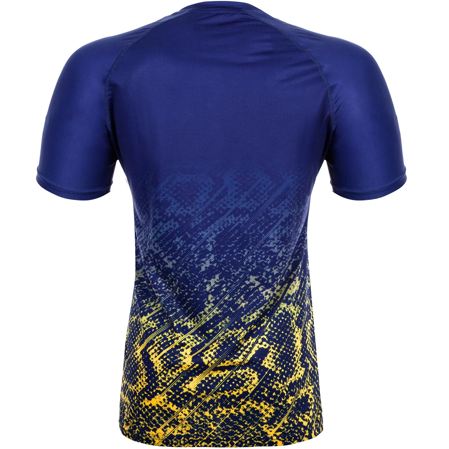 Venum Tropical Dry Tech T-Shirt - Blue/Yellow - Image 4