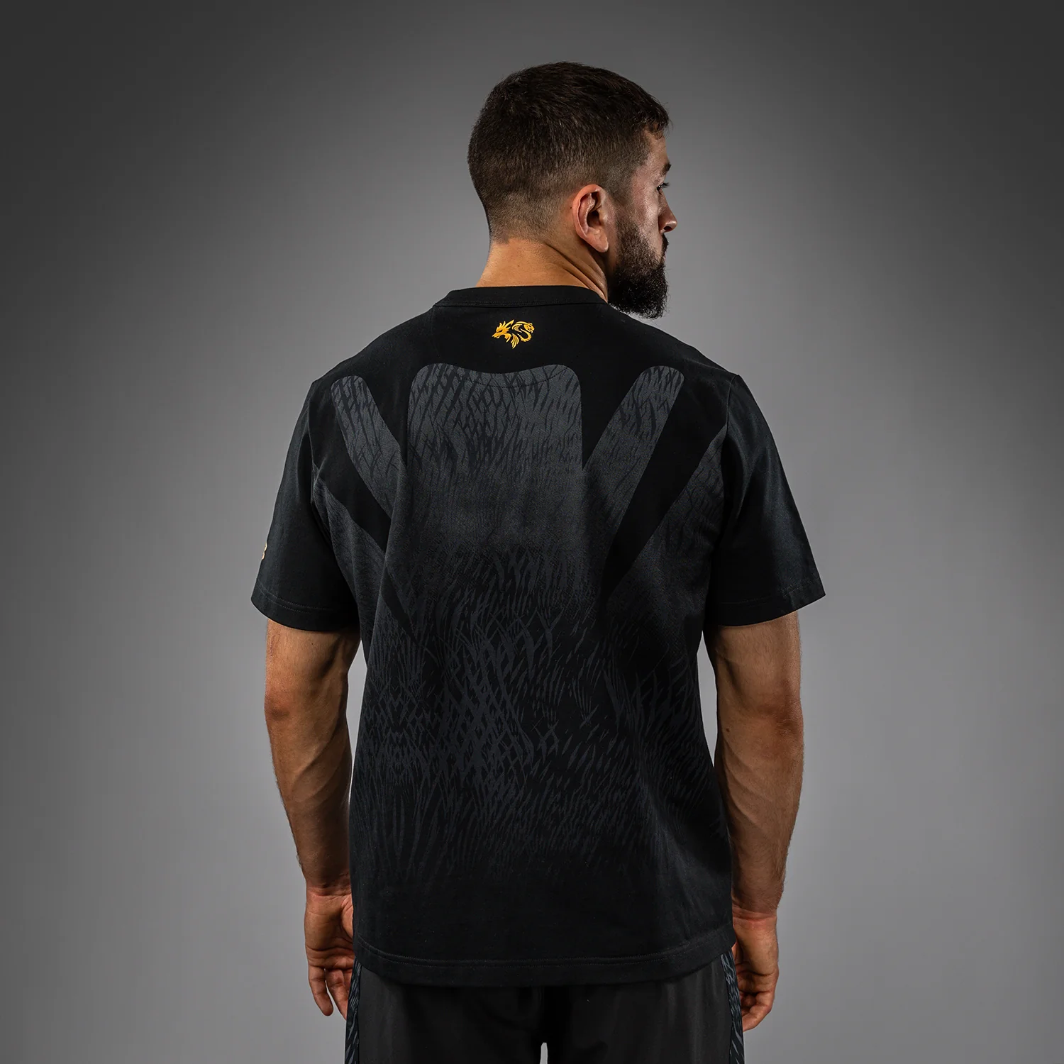 Venum x Chimaev T-Shirt - Black/Grey - Image 4