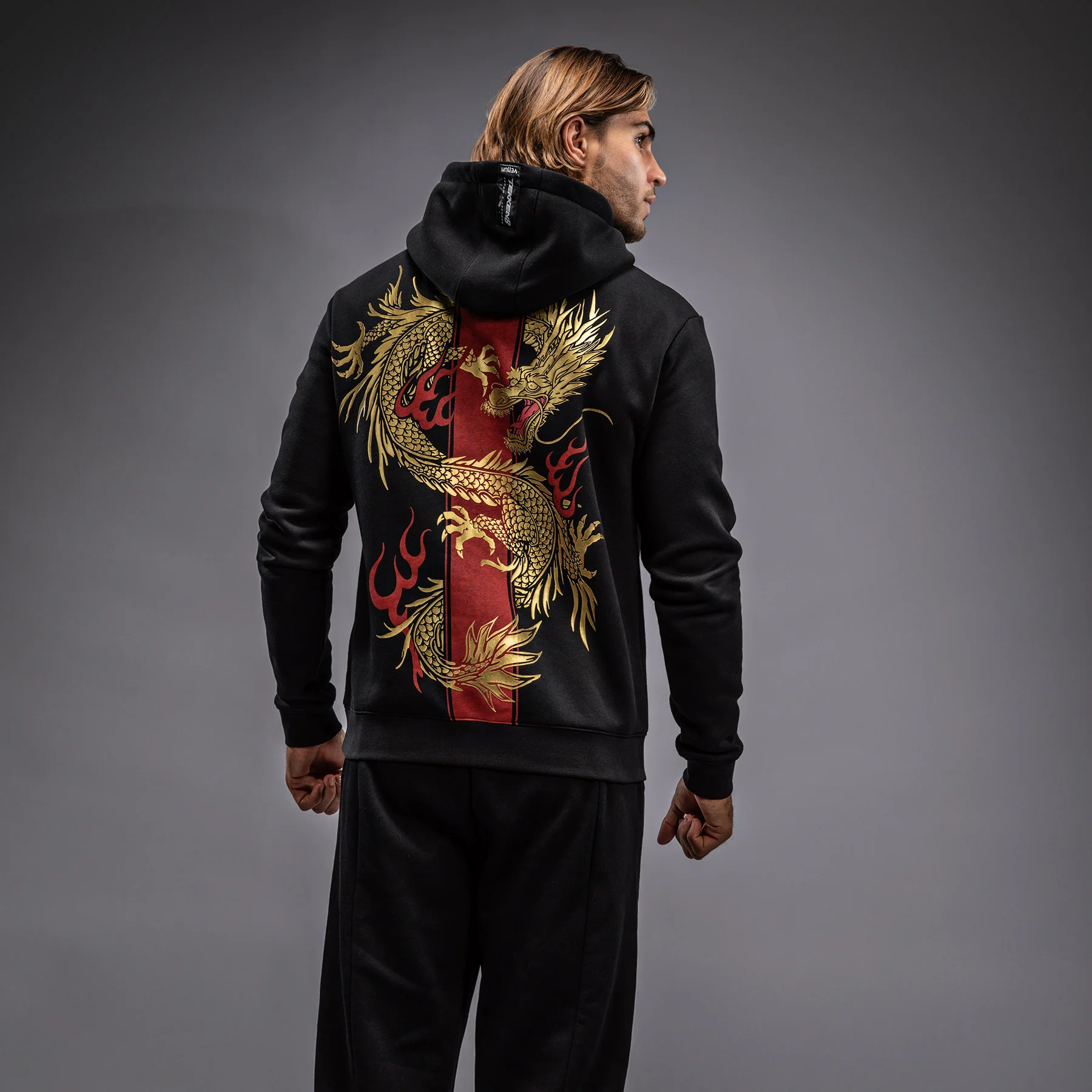 Venum x TEKKEN 8 - Marshall Law Hoodie - Black/Red/Gold