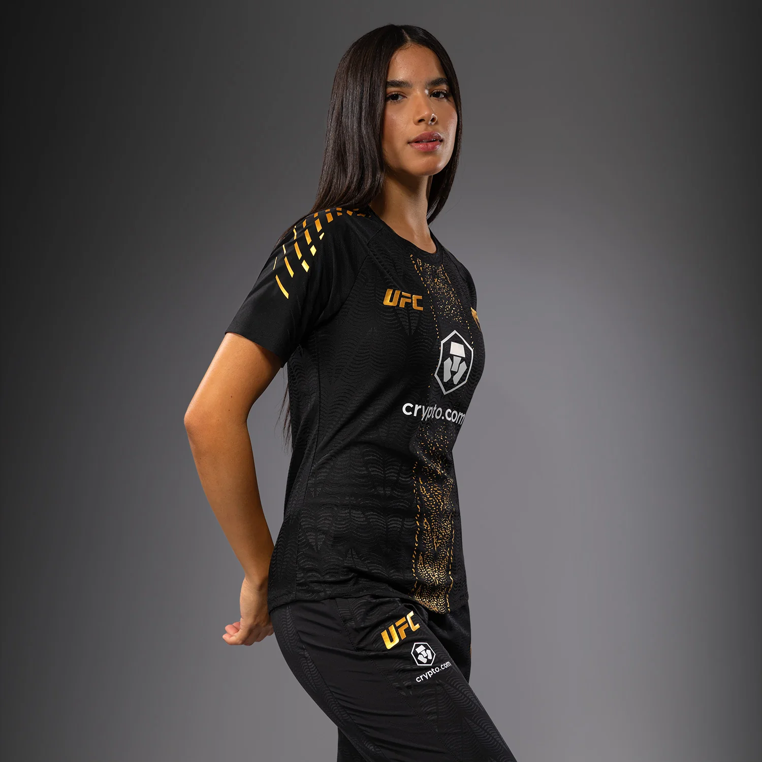 Women's UFC Zenith by Venum Champion Authentic Fight Night Walkout Jersey - Image 2